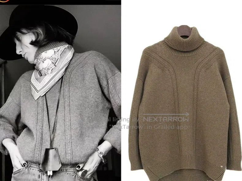 Hermes Hermes Cashmere High-Neck Knit Sweater Size XXS / US 00 / IT 34 - 2 Thumbnail