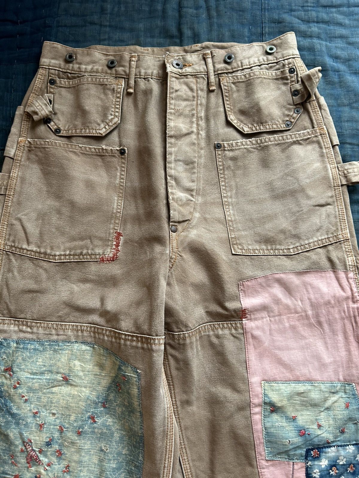 Kapital × Kapital Kountry Kapital patchwork painter pants kountry Size US 30 / EU 46 - 4 Thumbnail