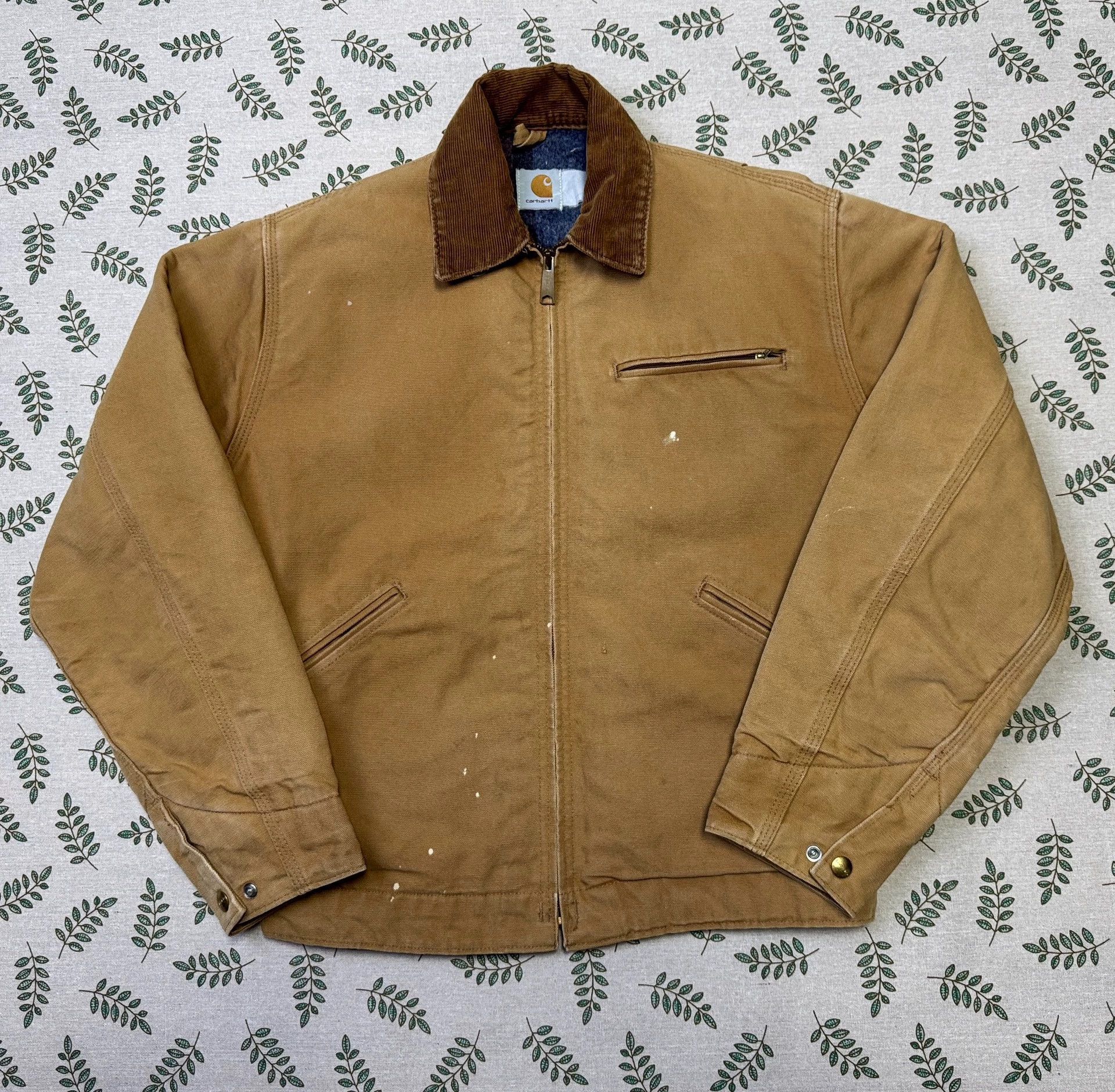 Carhartt Vintage Carhartt 6BLJ Brown Detroit Jacket 38/S Size US S / EU 44-46 / 1 - 2 Thumbnail