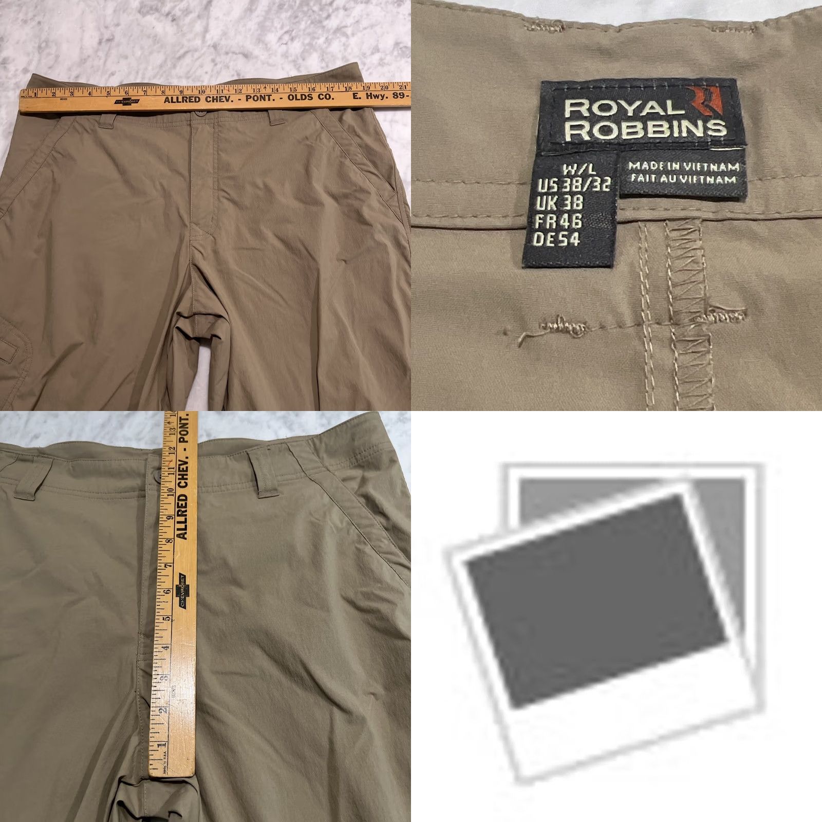 Royal Robbins Royal Robbins Pants Women’s 38x32 Tan Nylon Spandex Pockets Lightweight Cargo Regular Straight Outdoor Pants Woman Tan 38 32 Nylon Spandex Lightweight Size 26" / US 2 / IT 38 - 8 Thumbnail