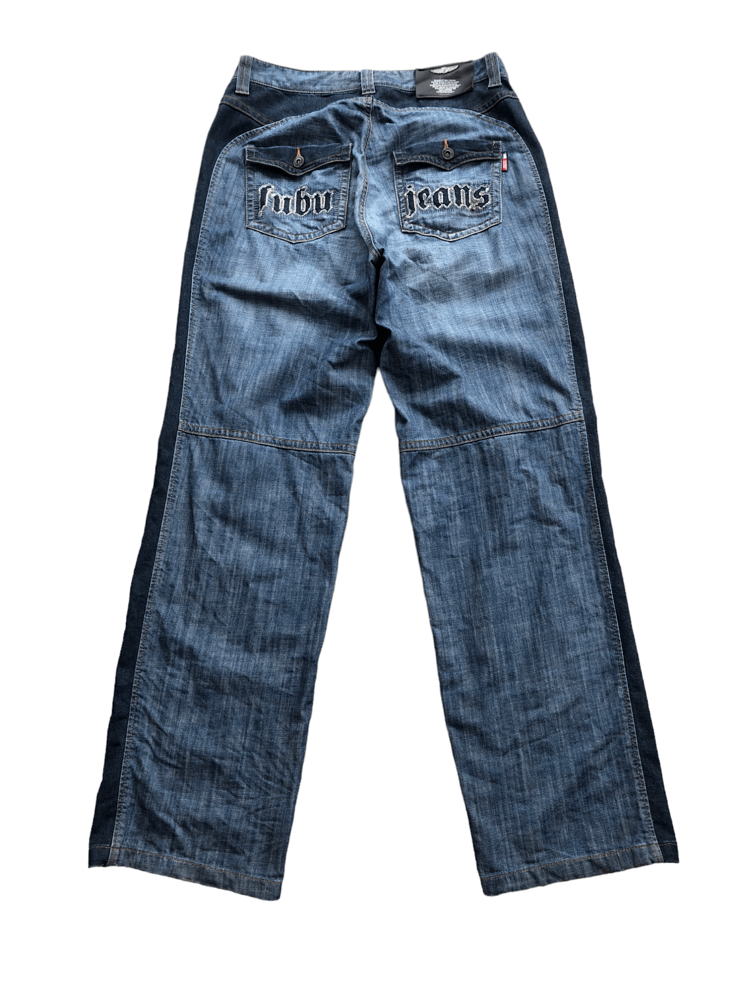 Fubu × JNCO Y2k Fubu Jeans Dual Tone denim Size US 34 / EU 50 - 1 Thumbnail