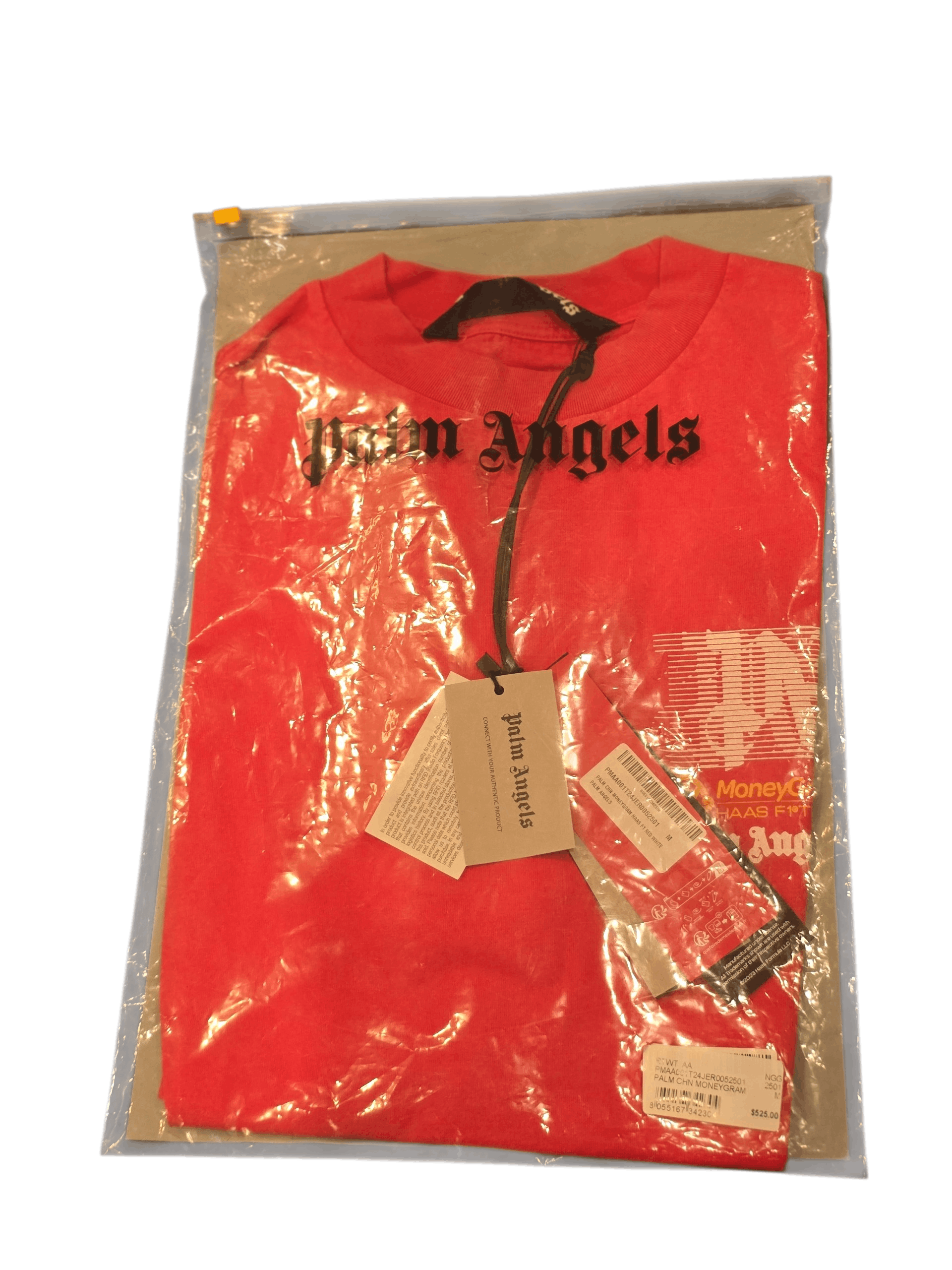 Palm Angels Palm Angels X MoneyGram Haas F1 Team Shanghai T-shirt. Size US M / EU 48-50 / 2 - 3 Thumbnail
