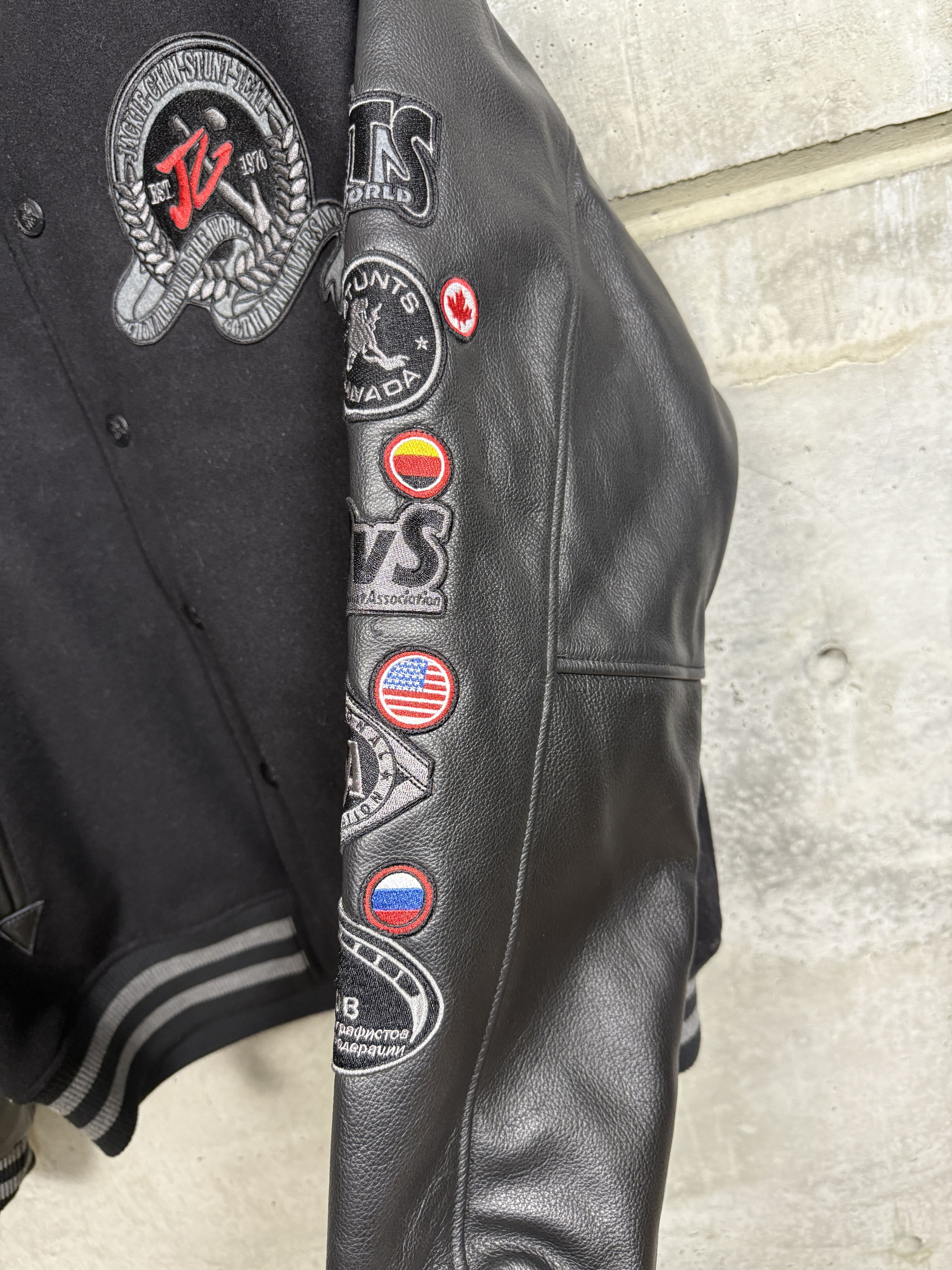 Vintage Jackie Chan Stunt Team Limited Edition Varsity Jacket Size US XXL / EU 58 / 5 - 7 Thumbnail