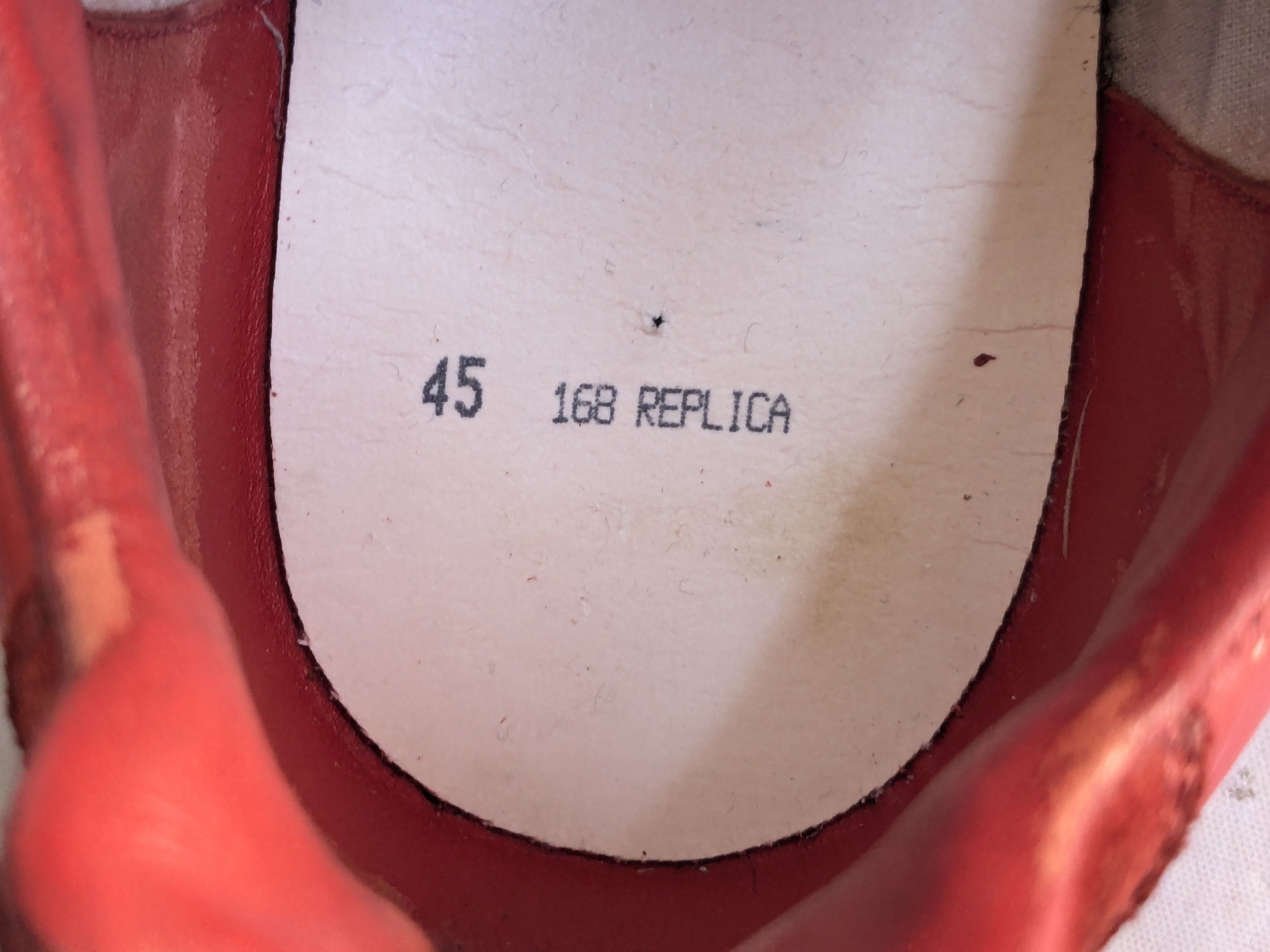 Maison Margiela Maison Margiela GAT Replica Red 12 45 Low Suede Size US 12 / EU 45 - 8 Thumbnail