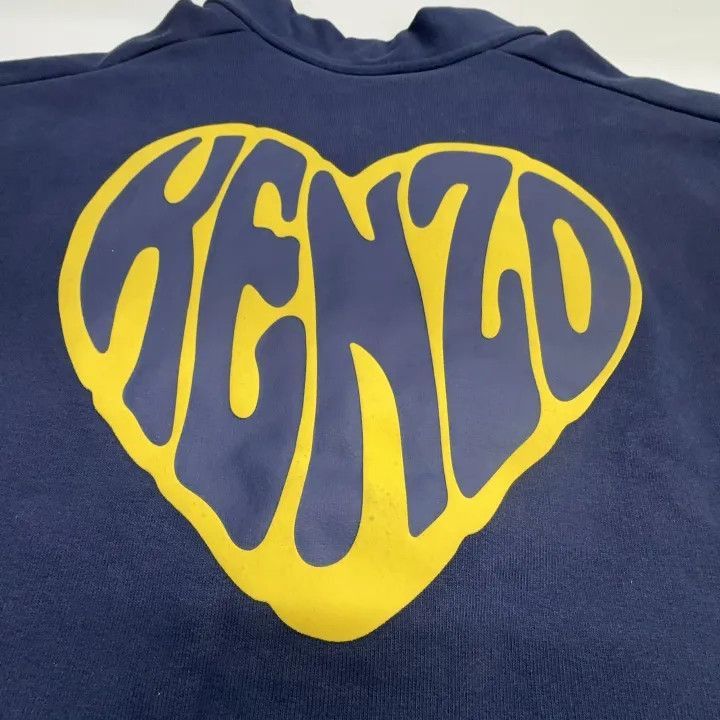 Other KENZO Heart Logo V-Neck Long Sleeve Sweater -2507 Size S / US 4 / IT 40 - 7 Thumbnail