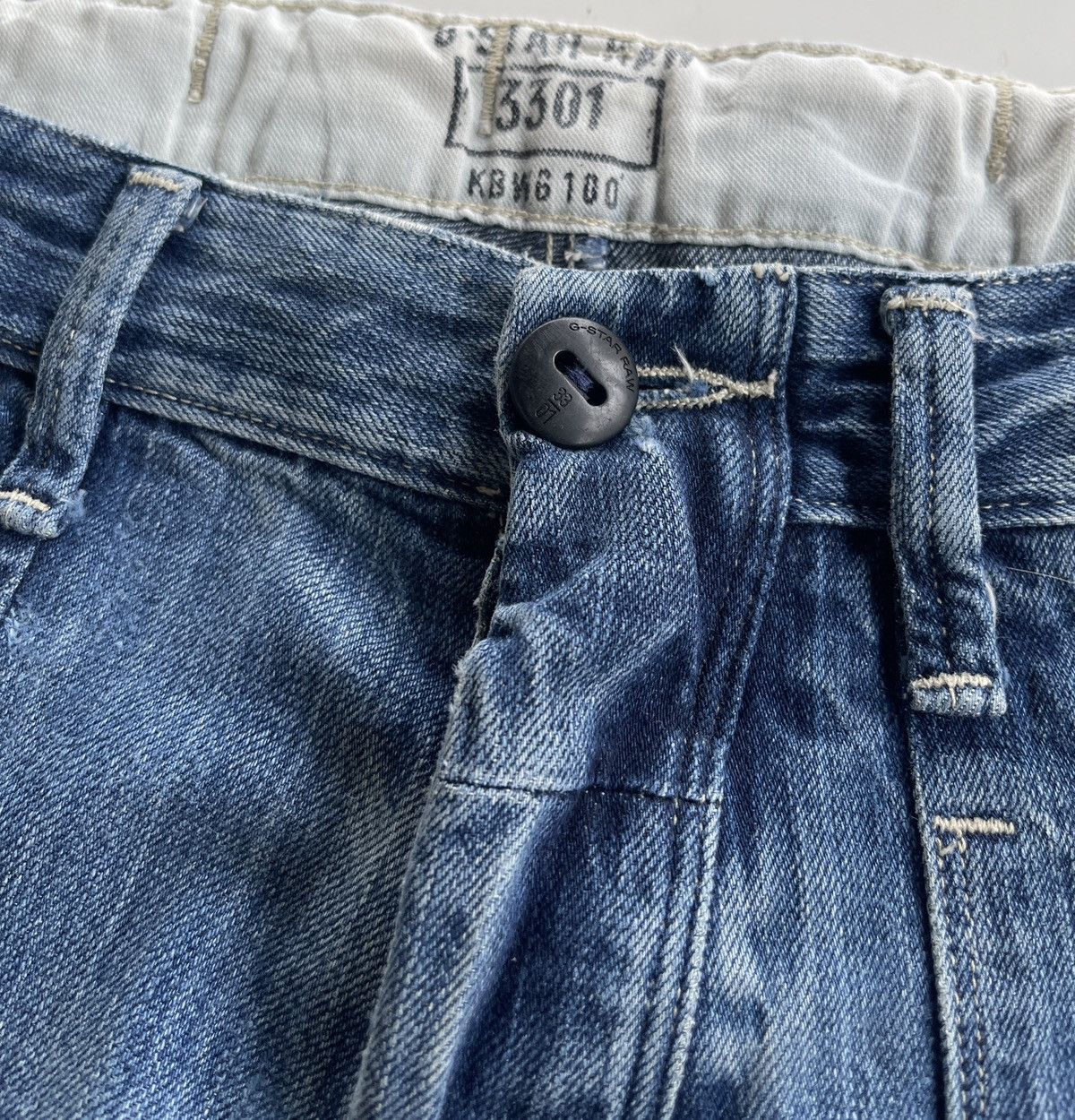 G-Star G-star Raw 3301 Distressed Flared Denim Size US 32 / EU 48 - 12 Thumbnail
