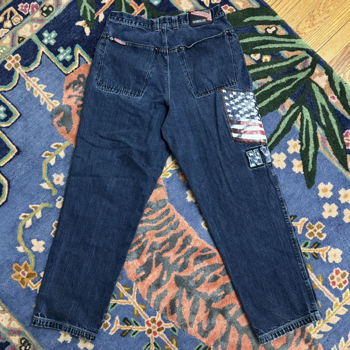 Vintage Vintage RawBlue Jeans NYC USA Patch 34 Y2K Size US 34 / EU 50 - 4 Thumbnail