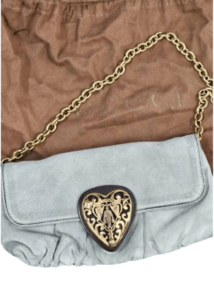 Gucci Babouska suede leather bag