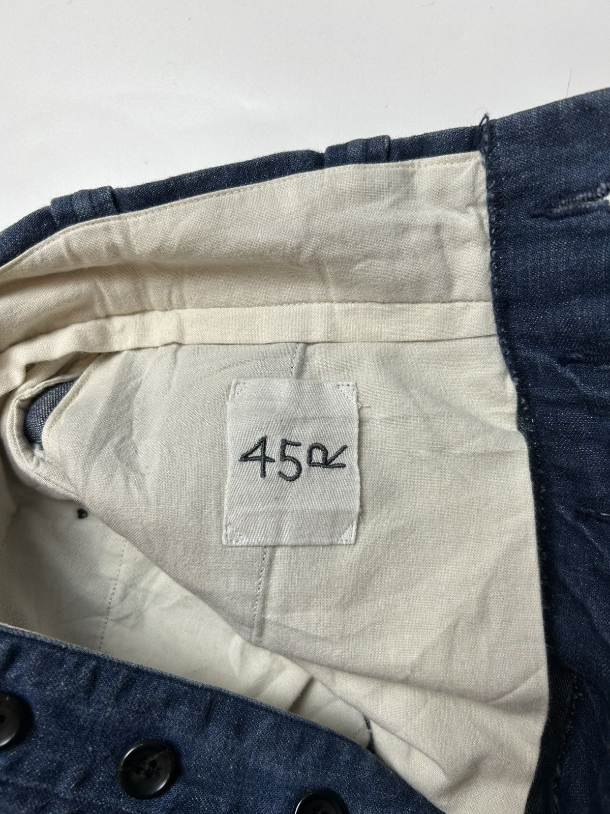 45rpm × Designer × Japanese Brand 45RPM DENIM SHORT PANT Size US 26 / EU 42 - 5 Thumbnail