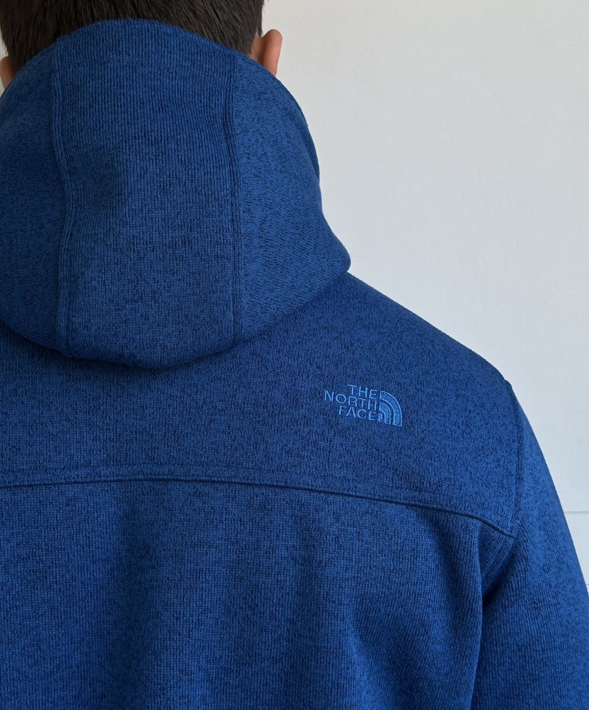 The North Face The North Face Gordon Lyons Hoodie Blue Knit Fleece Jacket Size US L / EU 52-54 / 3 - 5 Thumbnail