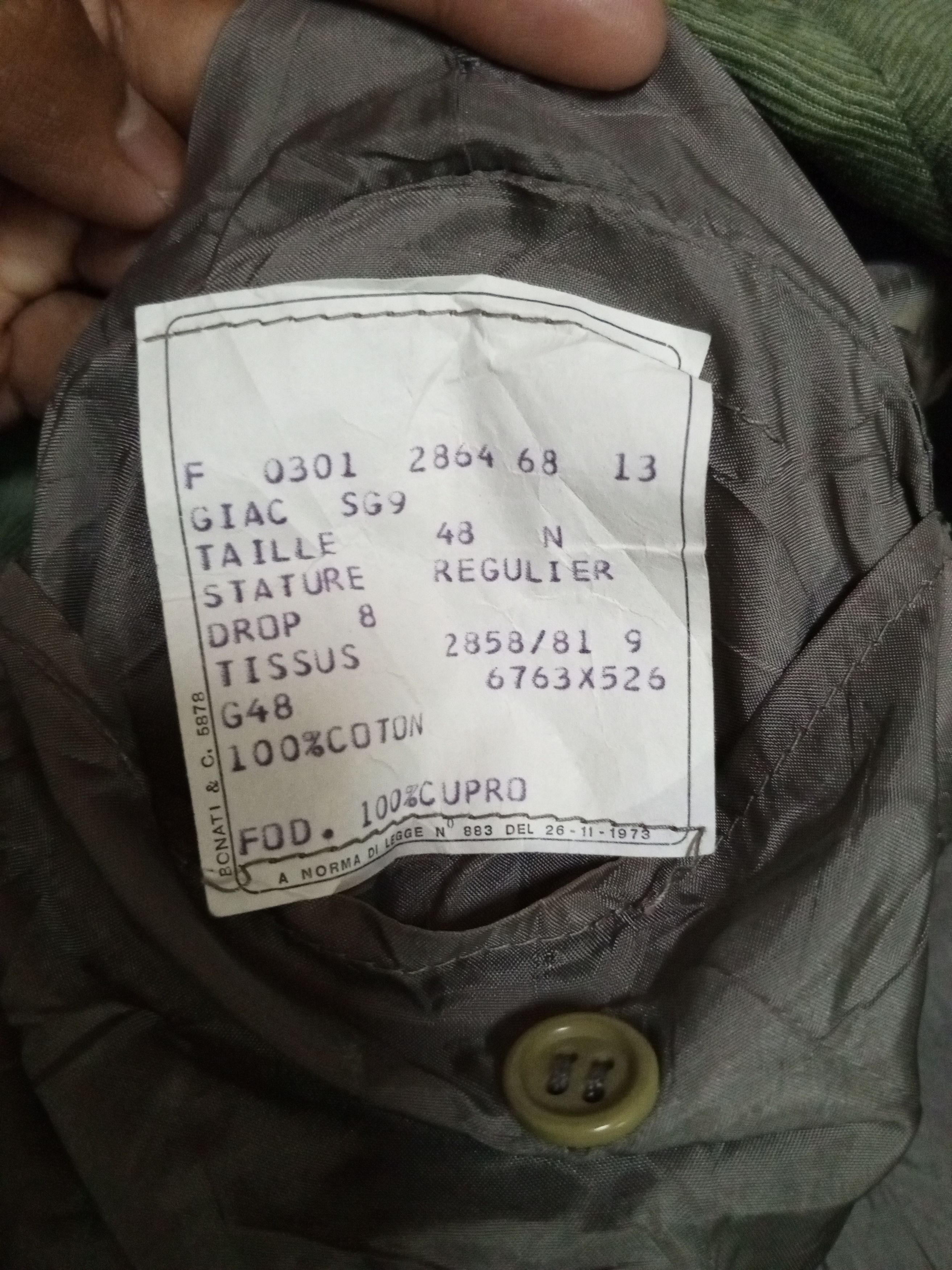 Cerruti 1881 vtg 90s-00 Cerruti 1881 blazer green cobdory rare Size US M / EU 48-50 / 2 - 11 Thumbnail