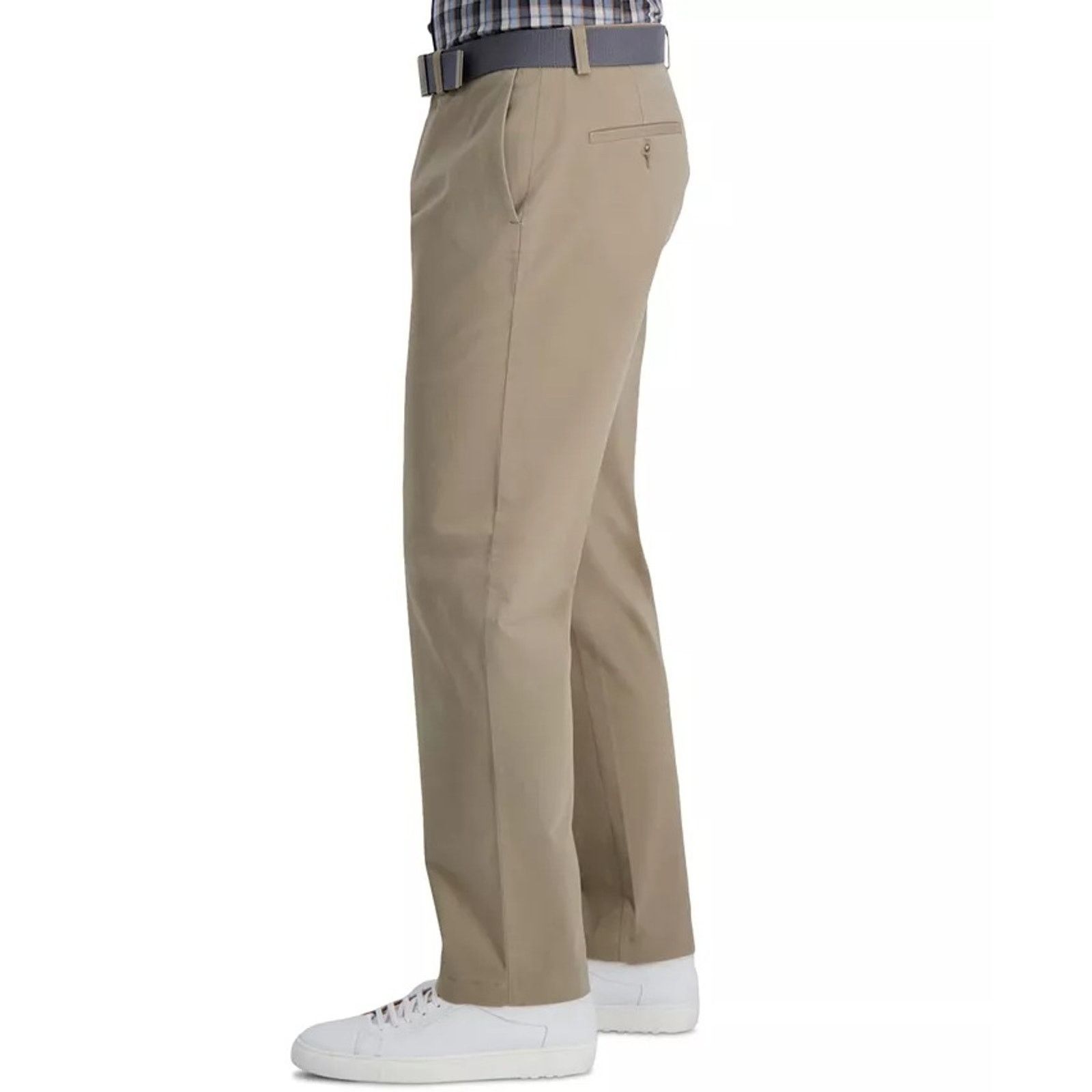 Haggar Haggar Men's Medium Khaki Soft Chino Dress Pants Size 34x29 Size US 34 / EU 50 - 3 Thumbnail