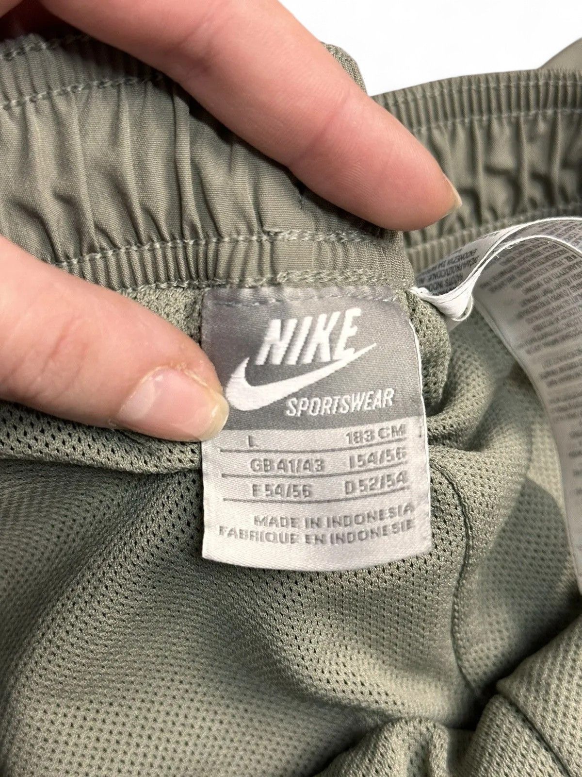 Nike ACG Nike Vintage Green Baggy Track Pants Y2K Streetwear Style Size US 34 / EU 50 - 7 Thumbnail