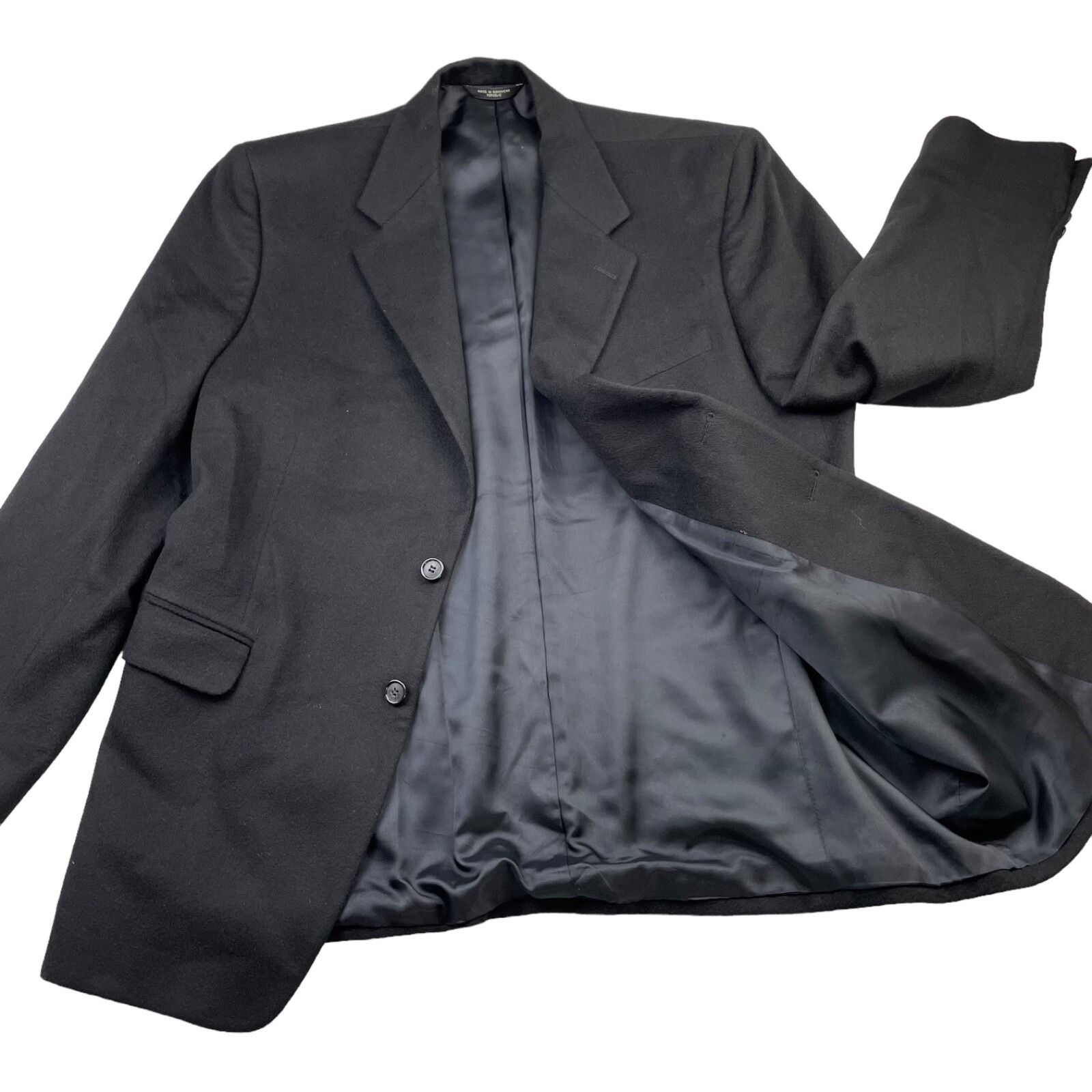 Joseph & Lyman Joseph & Lyman Men’s 100% Cashmere Flannel 2-Button Blazer J Size 46R - 3 Thumbnail