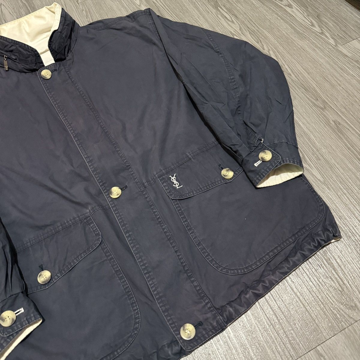 Saint Laurent Paris × Yves Saint Laurent Yves Saint Laurent Two Tone Reversible Parka Jacket Size US M / EU 48-50 / 2 - 3 Thumbnail