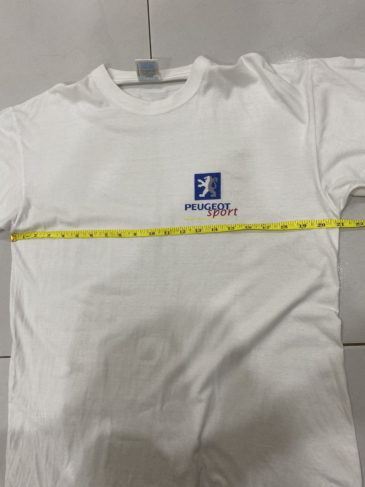 Vintage Vintage 90s Peugeot Sport T-Shirts Size L Size US L / EU 52-54 / 3 - 6 Thumbnail