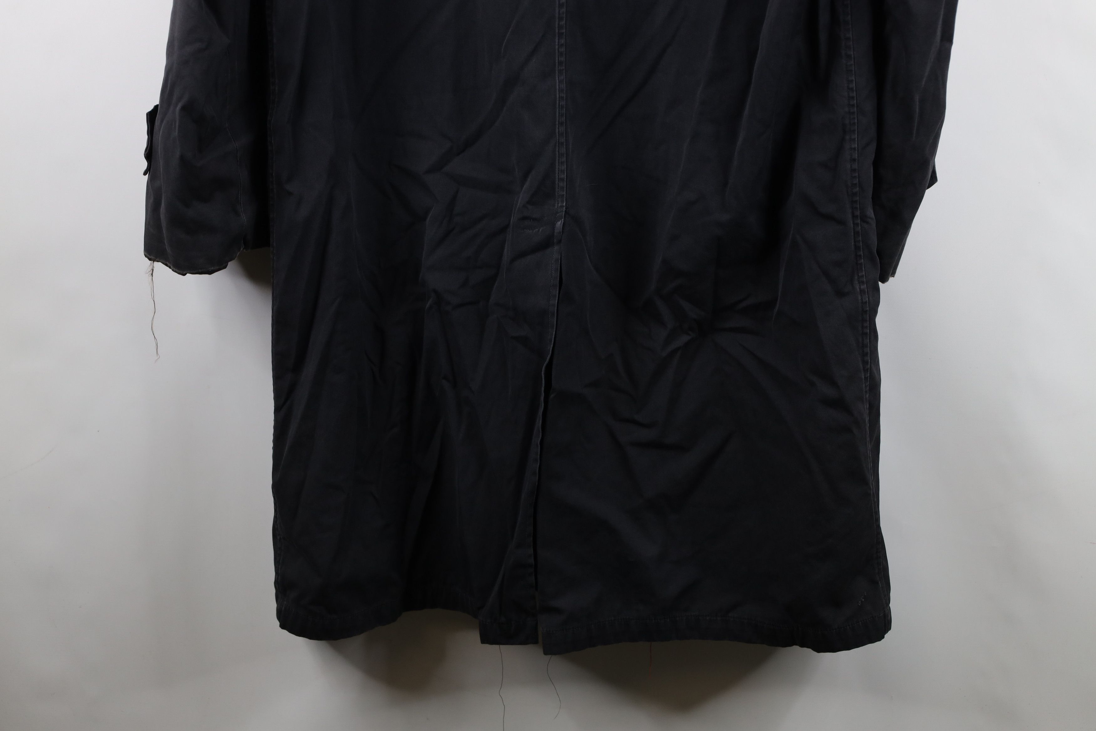 Vintage Vintage 50s 60s Streetwear Trench Coat Rain Jacket Black USA Size US XXL / EU 58 / 5 - 17 Thumbnail