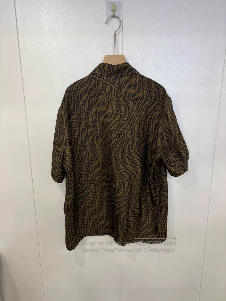 Other Fendi size 39 Double F all-over print short-sleeve shirt T- Size M / US 6-8 / IT 42-44 - 2 Thumbnail