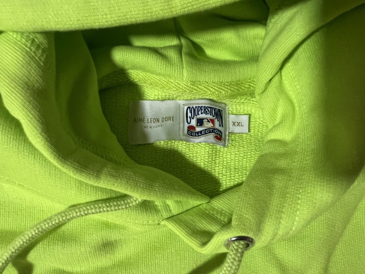 Aime Leon Dore Aime Leon Dore ALD / New York Mets Logo Hoodie Acid Lime XXL Size US XXL / EU 58 / 5 - 3 Thumbnail