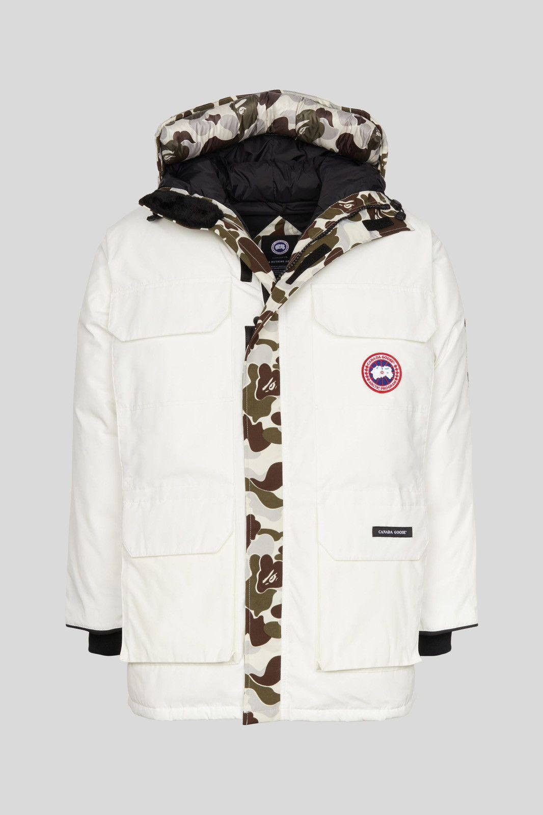 Canada Goose X Bape White Expedition Jacket