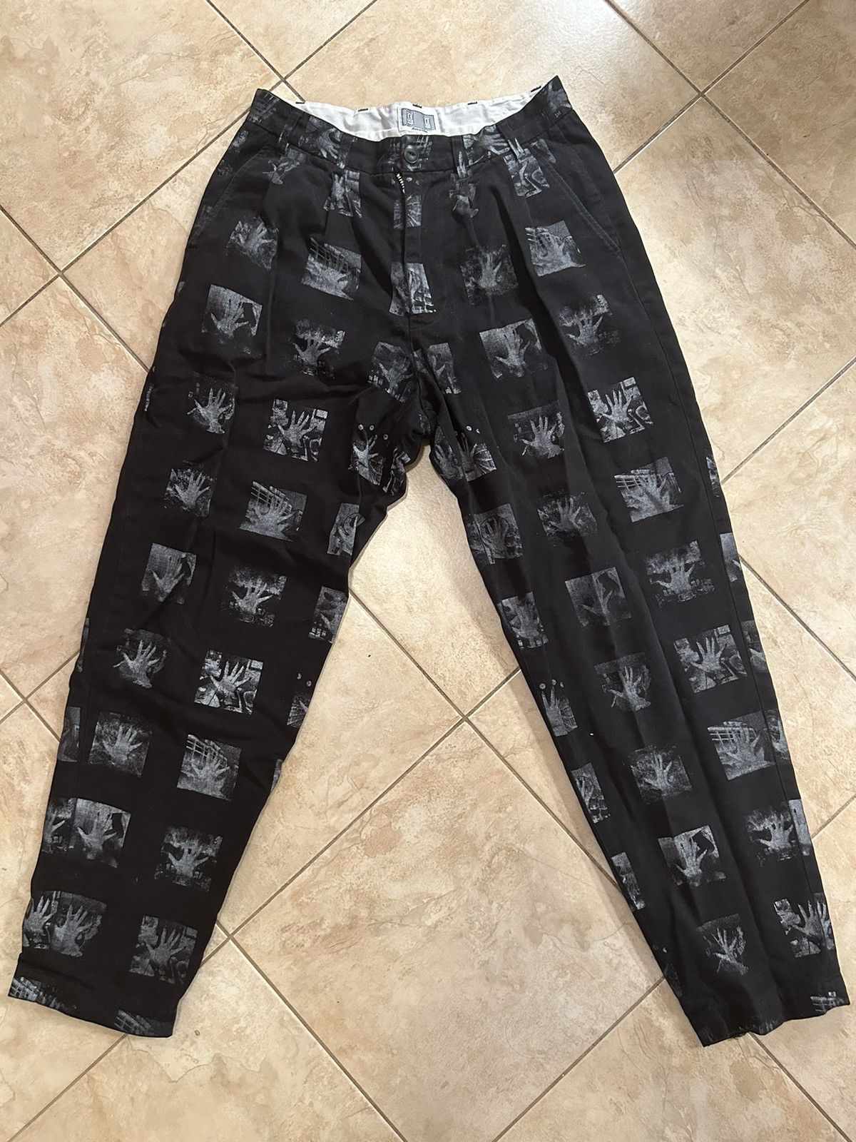 Cav Empt Cav Empt Ghost Print Trousers Size US 29 - 2 Thumbnail