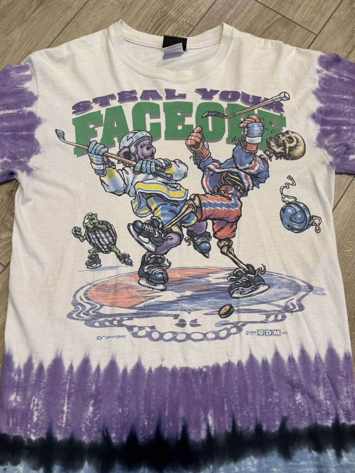 Grateful Dead Vintage Grateful Dead Hockey Shirt Size US L / EU 52-54 / 3 - 3 Thumbnail