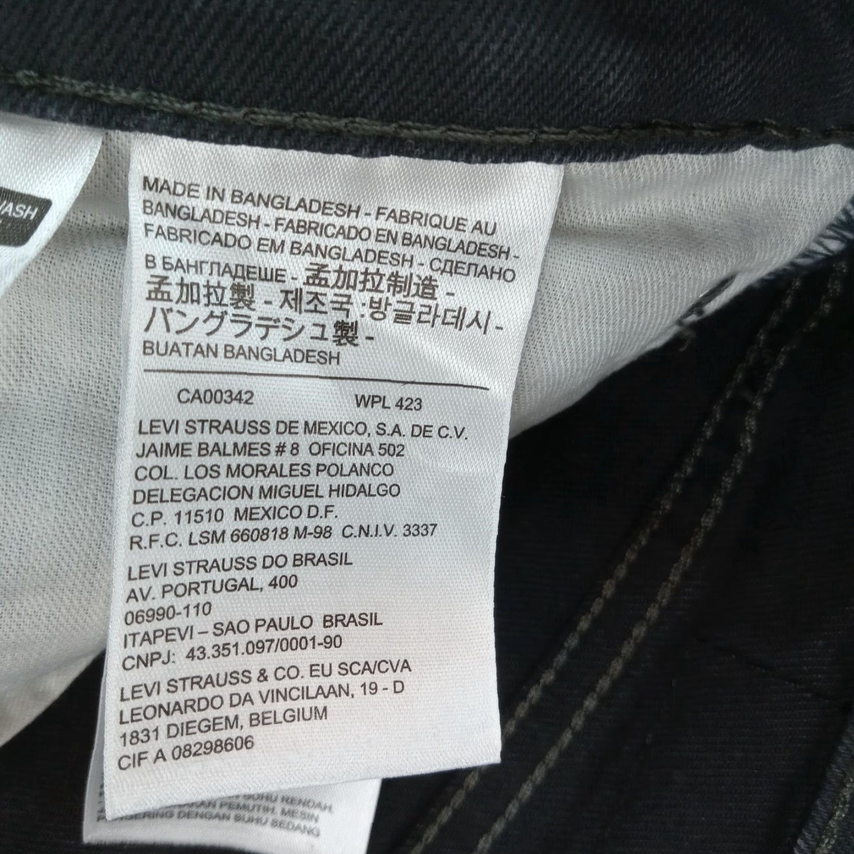 Levi's Levi's 541 Jeans Mens 34x30 Black Denim Stretch Casual Straight Leg Comfort Size US 34 / EU 50 - 7 Thumbnail