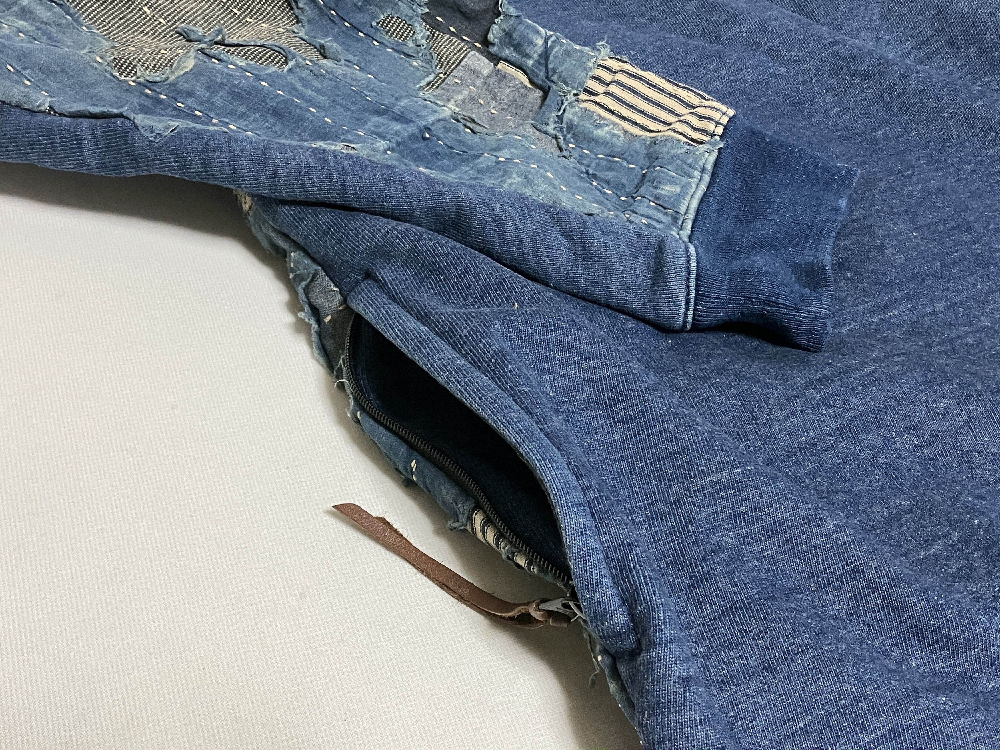 Kapital KAPITAL IDG BORO 2TONE BIG sweatshirt indigo brand new 3 Size US L / EU 52-54 / 3 - 4 Thumbnail