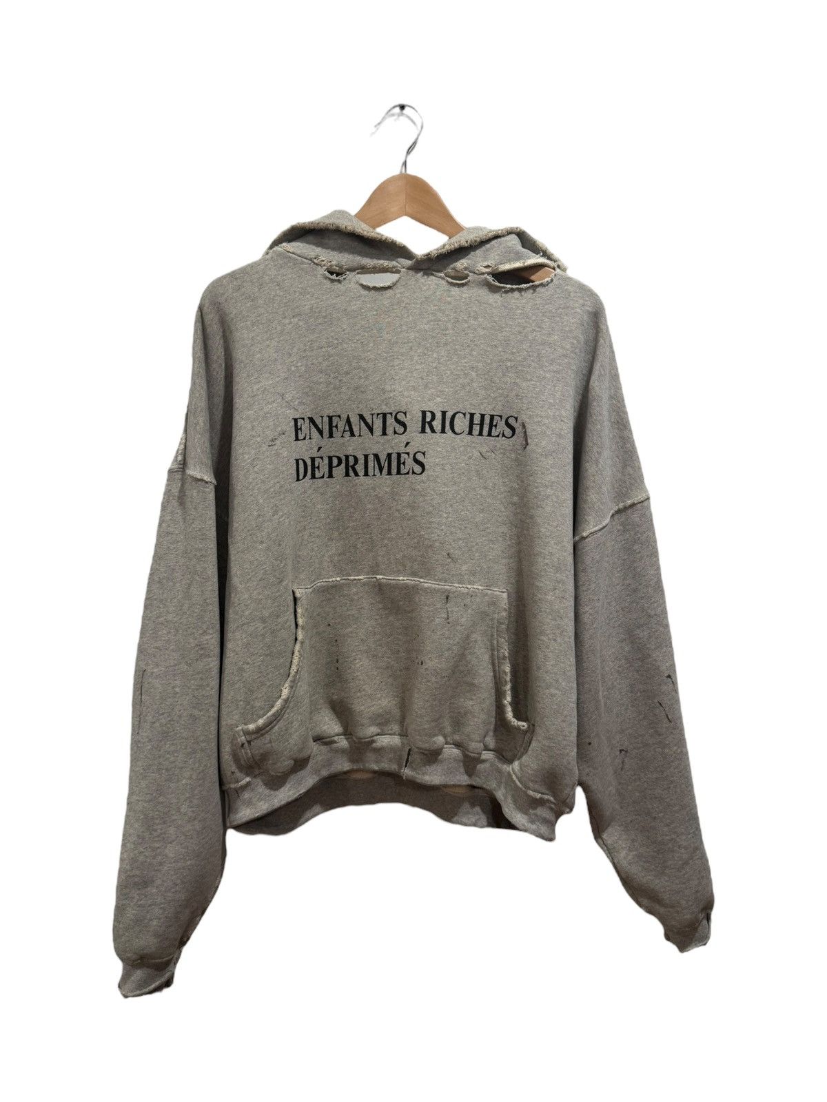 Enfants Riches Deprimes Enfants Riches Deprimes Vandalism Logo Hoodie Grey Size US S / EU 44-46 / 1 - 1 Thumbnail