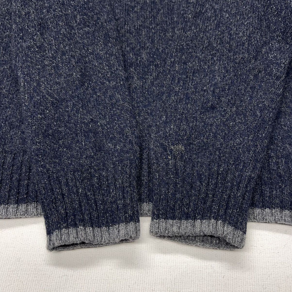 Daniele Blasi × Designer Daniele Blasi Sweater Blue 1/4 Zip Pullover Knit Italy Size US XL / EU 56 / 4 - 8 Thumbnail