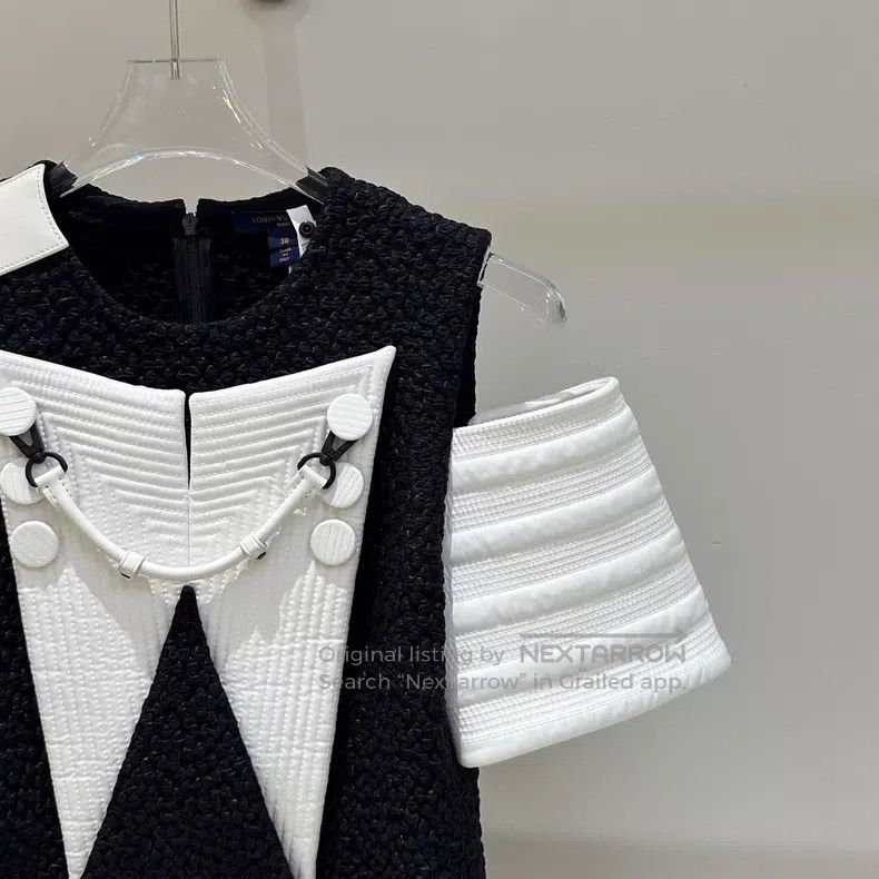 Louis Vuitton Louis Vuitton Show style color-block straight-leg dress Size XS / US 0-2 / IT 36-38 - 4 Thumbnail