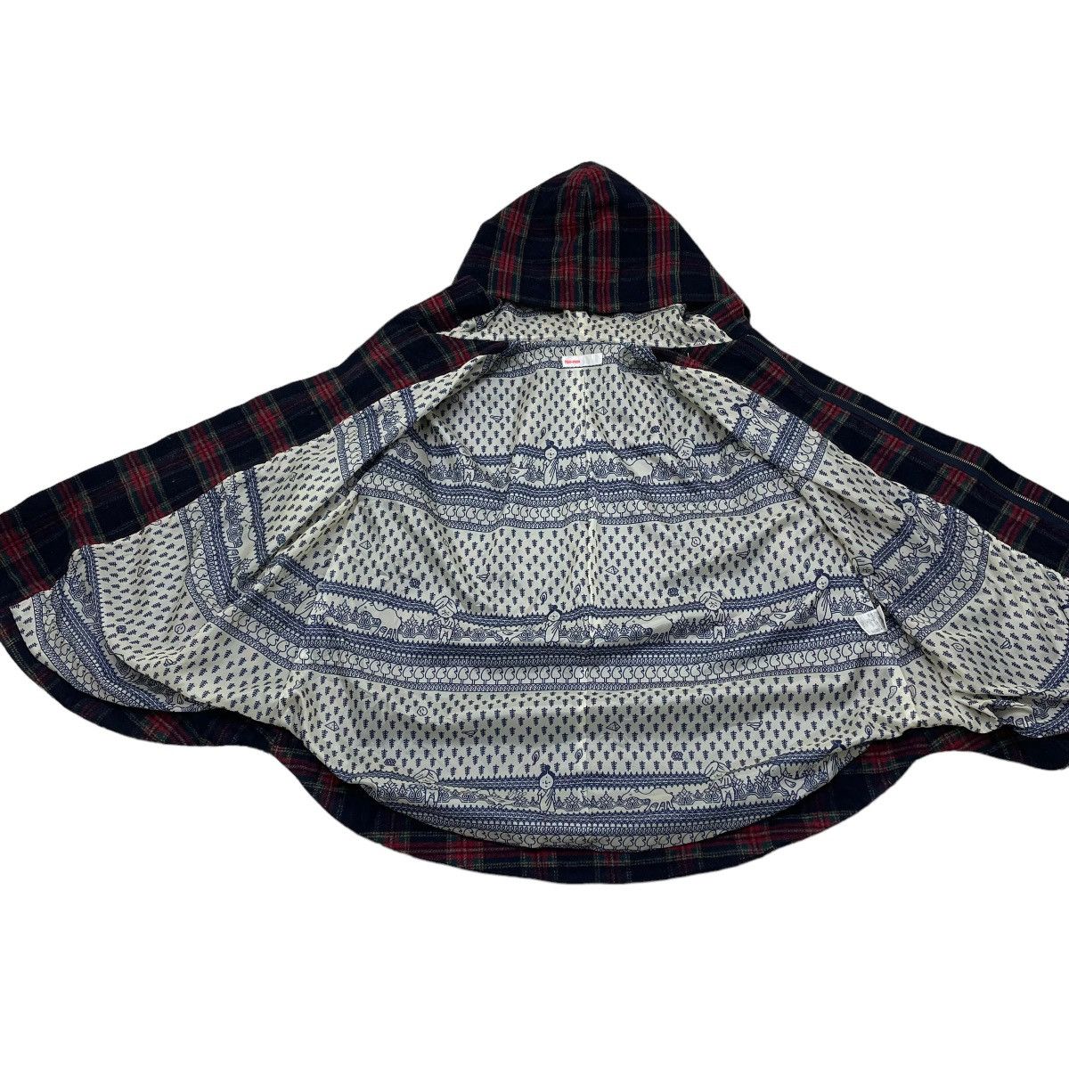 Issey Miyake 🔥Ne-Net Issey MIyake Duffle Checked Baggy Hoody Jacket Size US XL / EU 56 / 4 - 6 Thumbnail