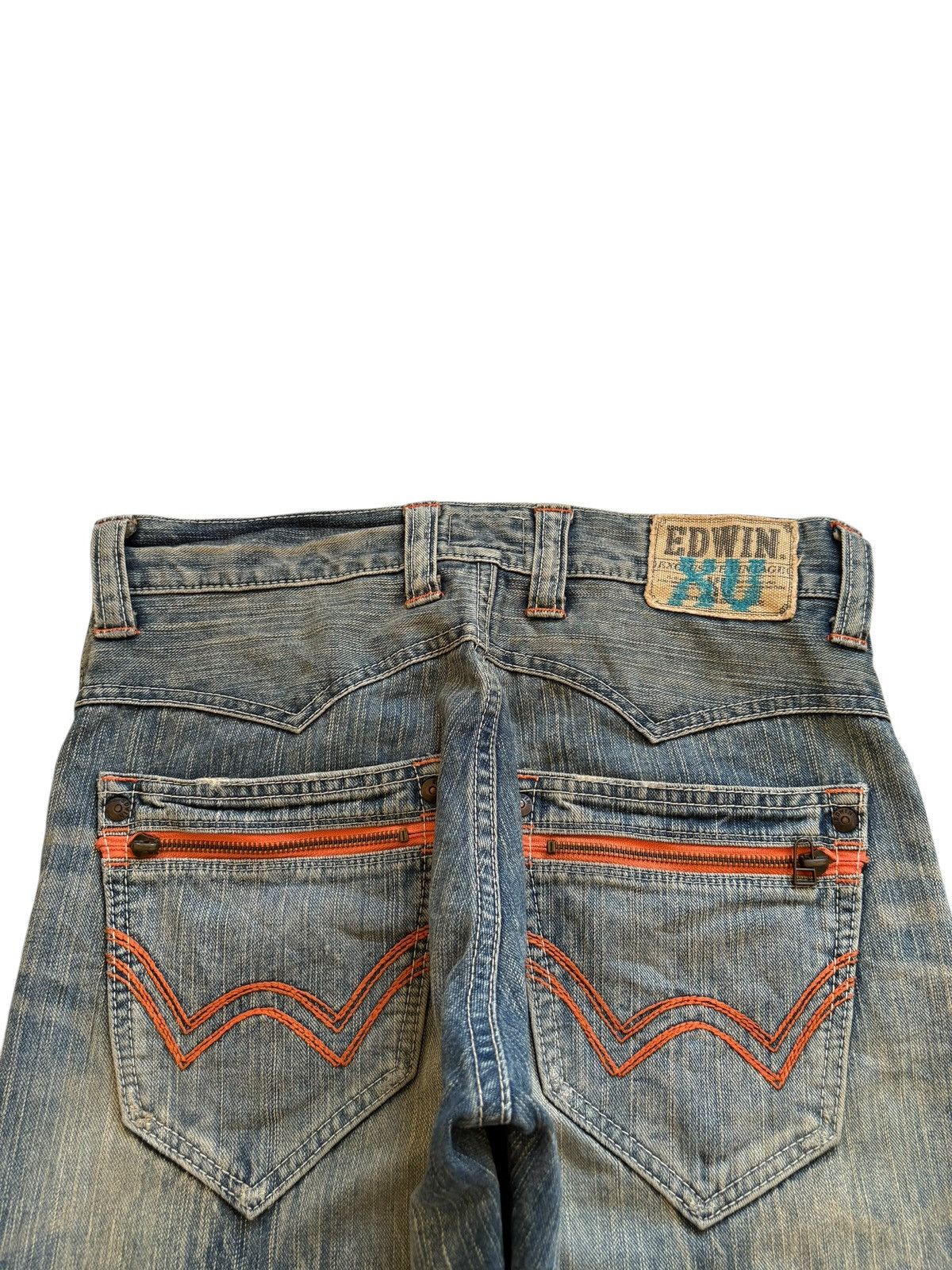 Edwin × Japanese Brand Exclusive Vintage Edwin Mud Wash Loose Baggy Jeans Size US 31 - 8 Thumbnail