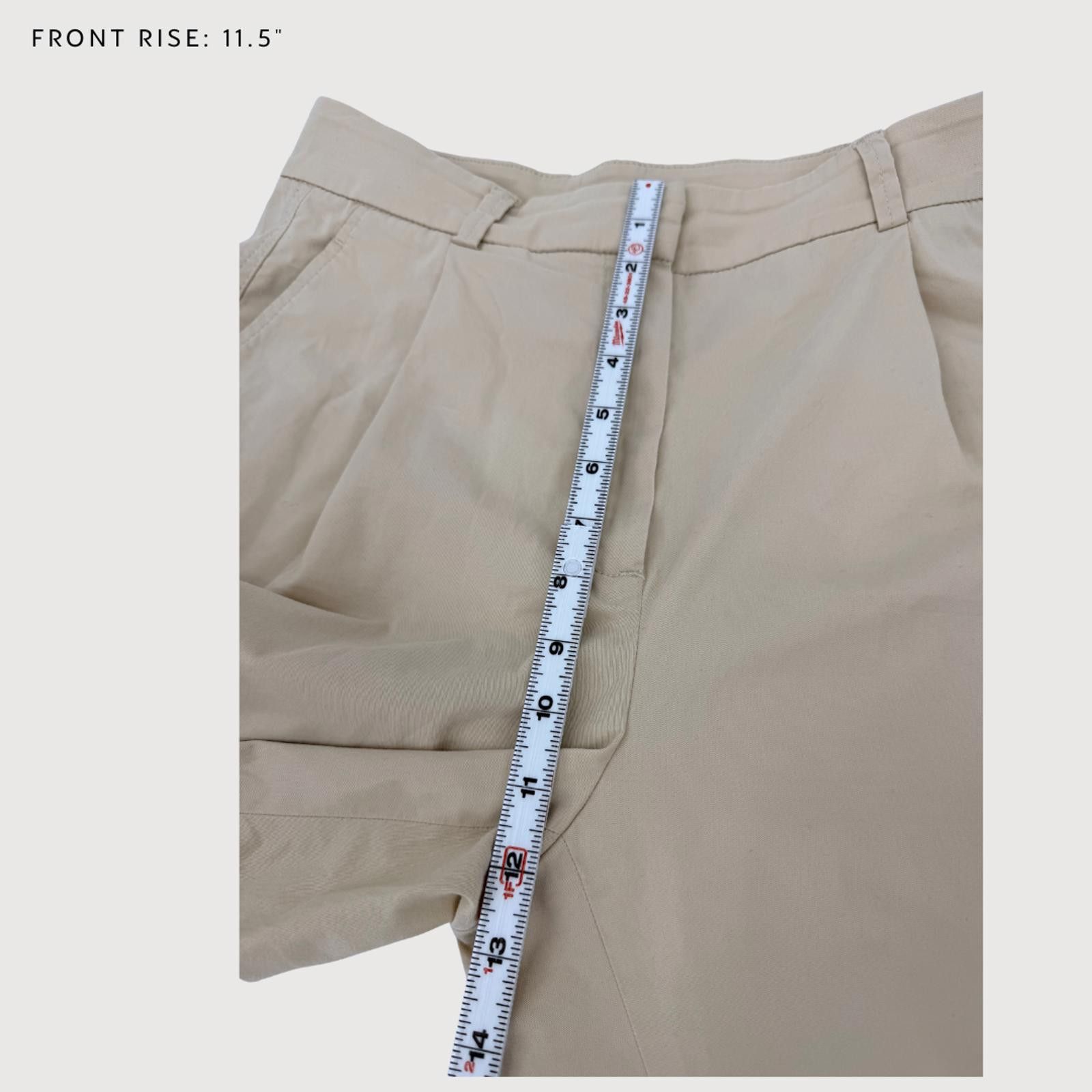 Massimo Dutti Massimo Dutti Cargo Chino Pants Relaxed Fit Khaki XS Size 27" / US 4 / IT 40 - 7 Thumbnail