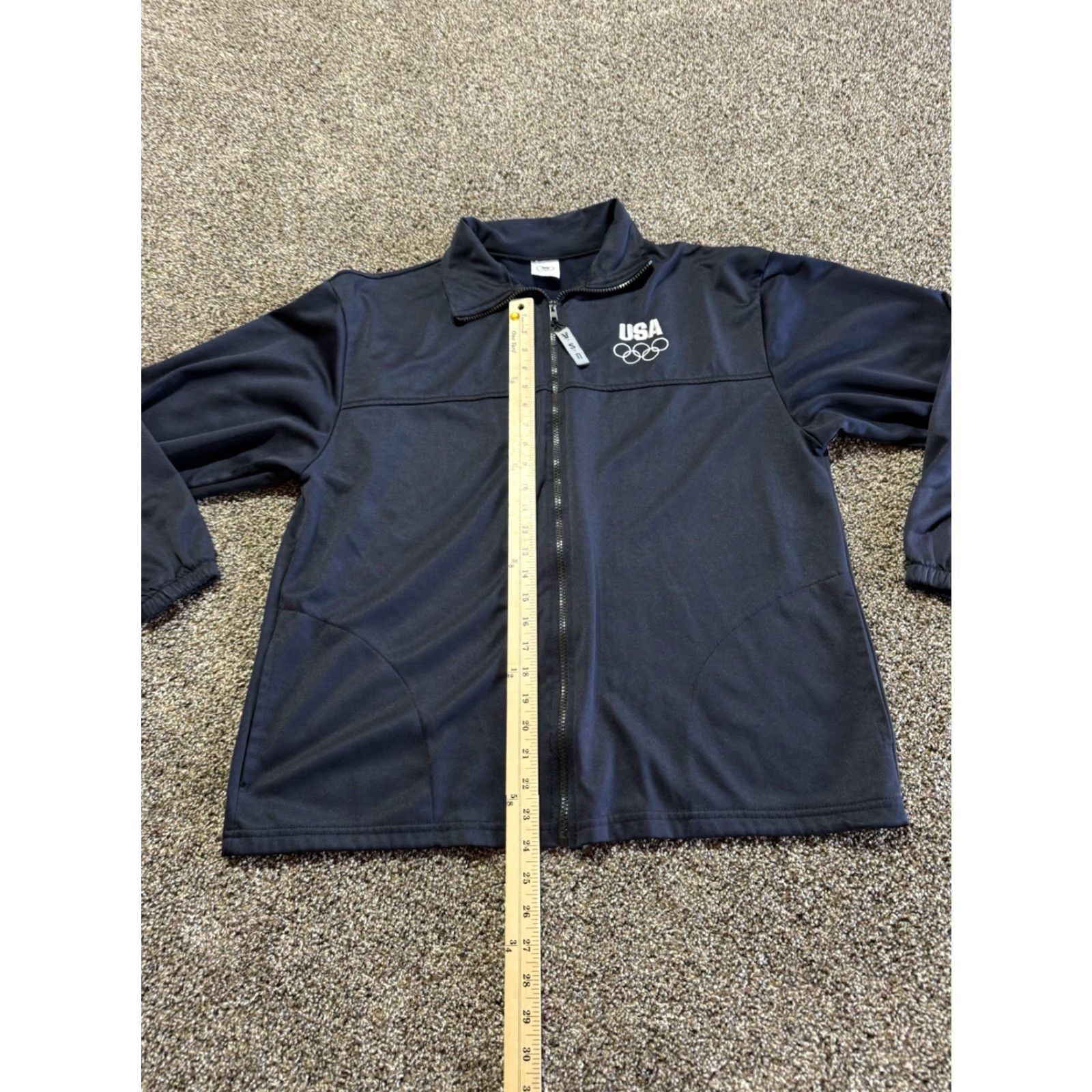 Vintage VINTAGE Olympic USA Mens Jacket XL Full Zip Windbreaker Blue Embroidered (Sportwear) Size US XL / EU 56 / 4 - 5 Thumbnail