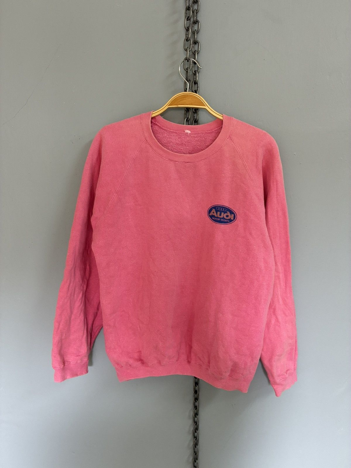 Audi Vintage 80s Audi Motor Sports Sweatshirt Size US M / EU 48-50 / 2 - 1 Thumbnail