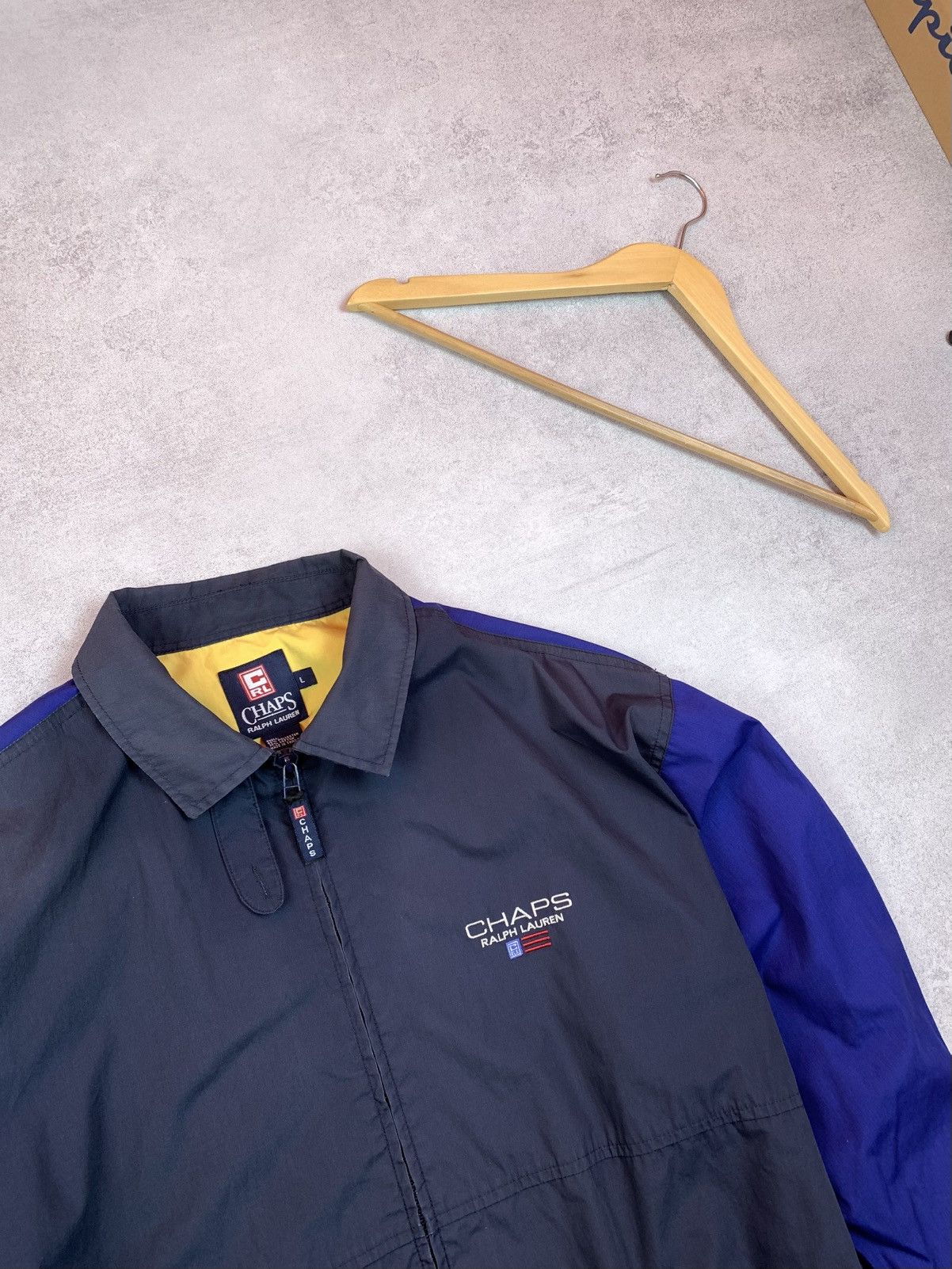 Polo Ralph Lauren Ralph Lauren CHAPS Vintage Zip Jacket Mens Size L Size US L / EU 52-54 / 3 - 3 Thumbnail