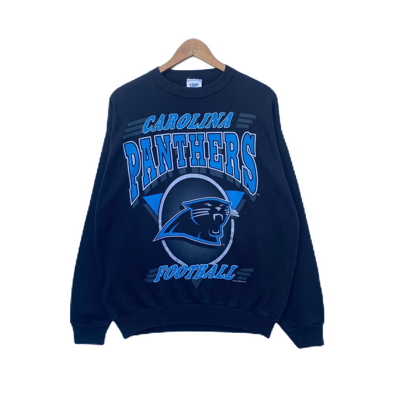 NFL × Vintage VINTAGE 1993 CAROLINA PANTHERS NFL SWEATSHIRT XL PULLOVER Size US XL / EU 56 / 4 - 1 Thumbnail