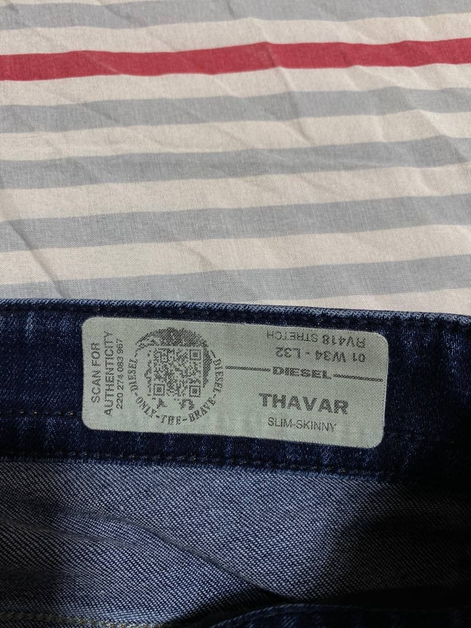 Diesel × Japanese Brand × Vintage Vintage Diesel Jeans Distressed Wash Japanese Avant-Garde Size US 34 / EU 50 - 9 Thumbnail