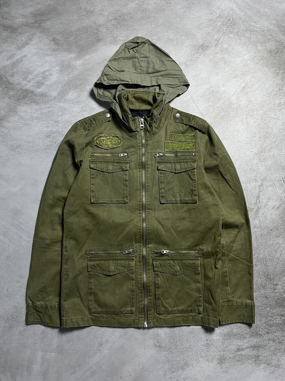 If Six Was Nine 2000’s Armée Française - Apocalypse Style Bikers Jacket Size US M / EU 48-50 / 2 - 1 Thumbnail