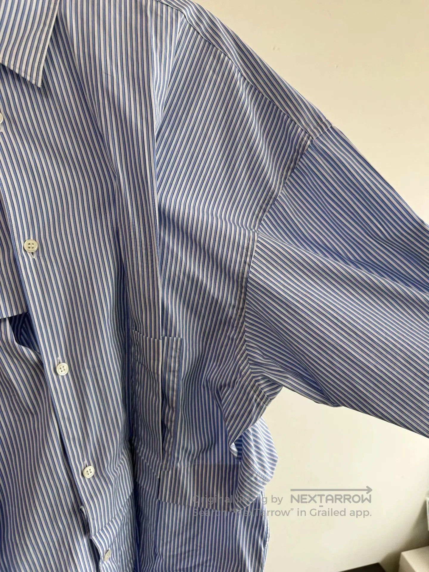 Comme des Garcons SHIRT COMME des GARCONS CDG Twisted Stripe Shirt. Size US L / EU 52-54 / 3 - 5 Thumbnail