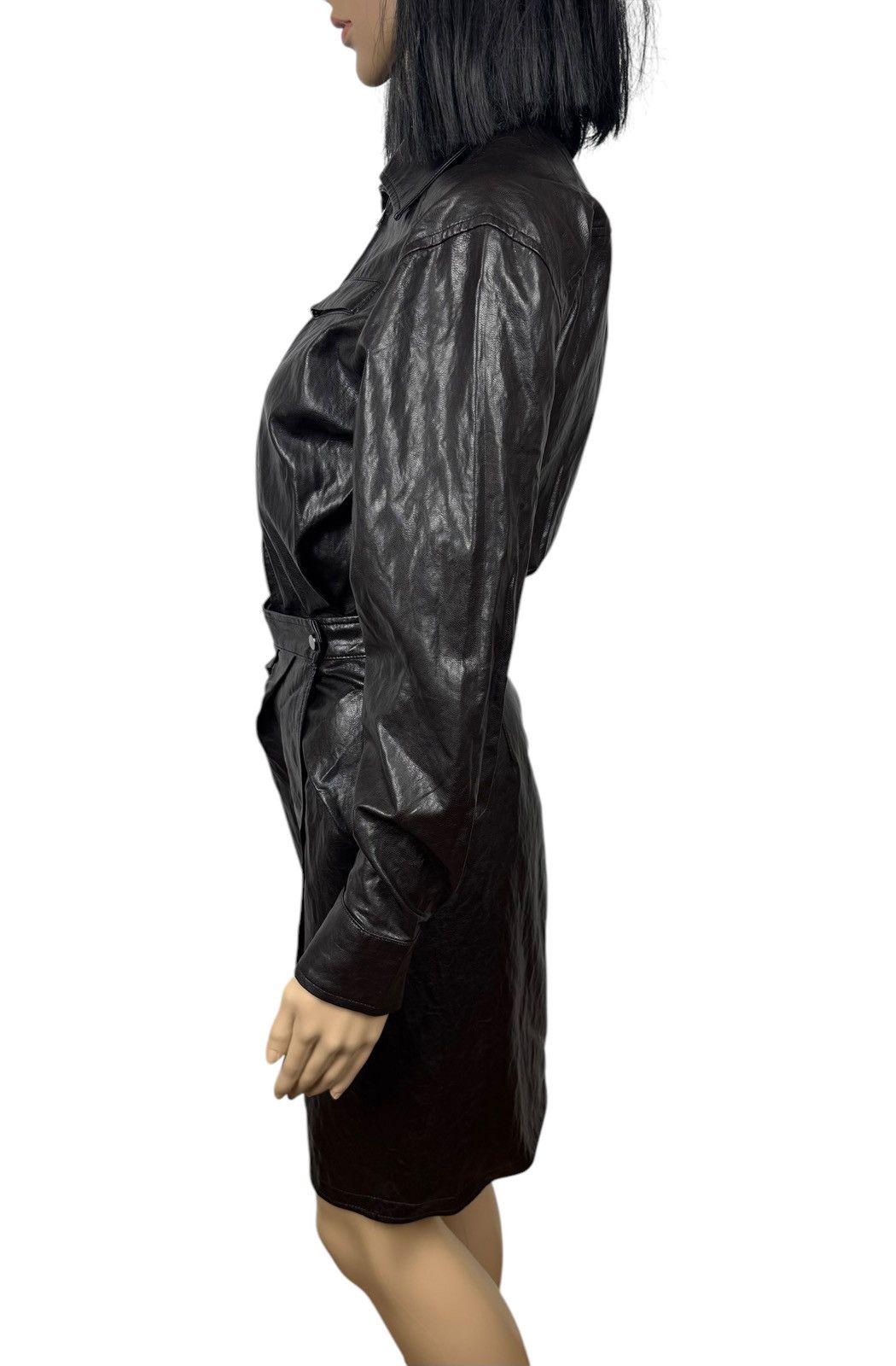 ba&sh Ba&sh Robe Sophia Marron Dress Viscose Collared size 0 XS Size XS / US 0-2 / IT 36-38 - 6 Thumbnail