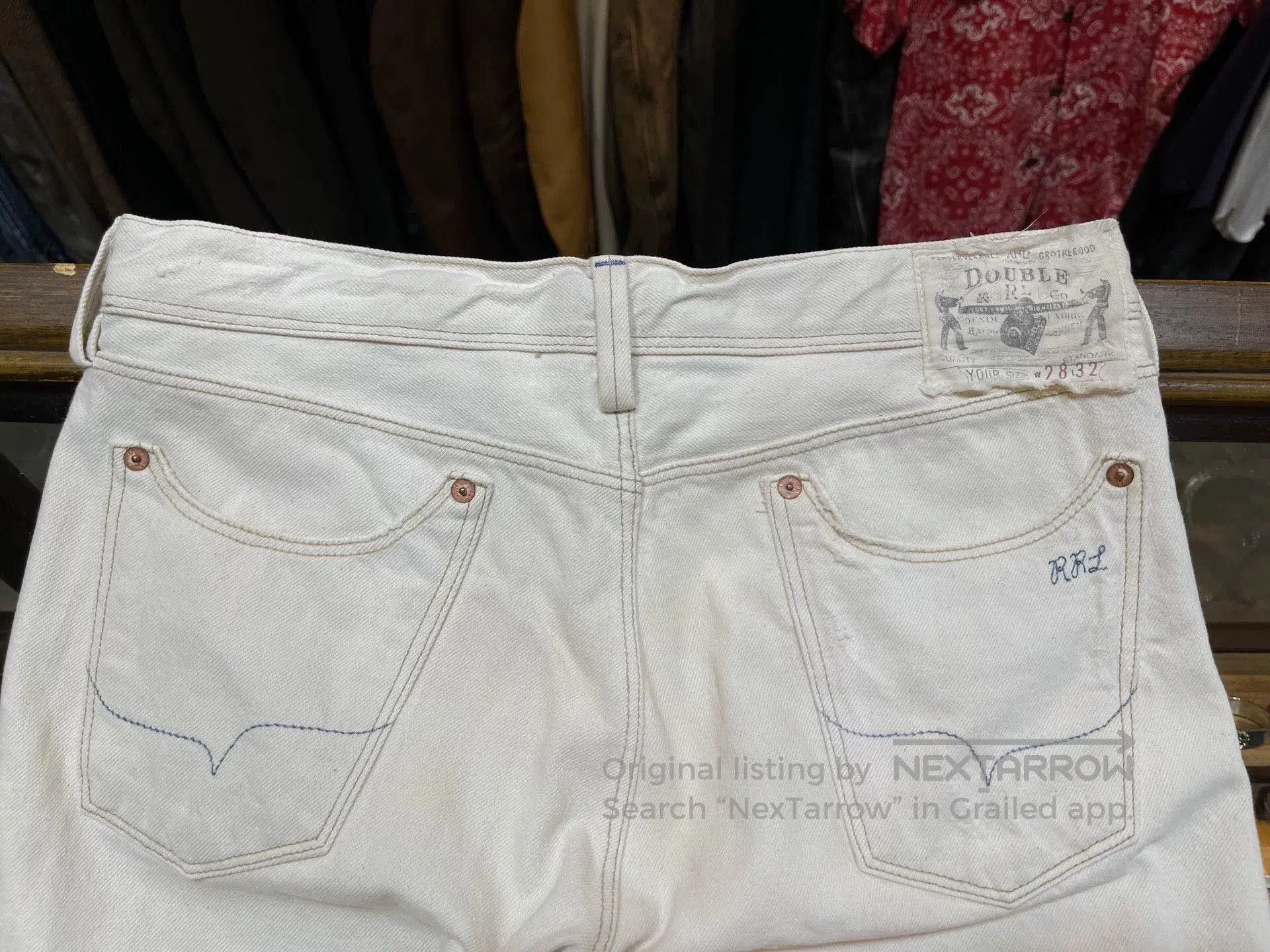 RRL Ralph Lauren rare rrl denim pants by ralph lauren. Size US 28 / EU 44 - 8 Thumbnail