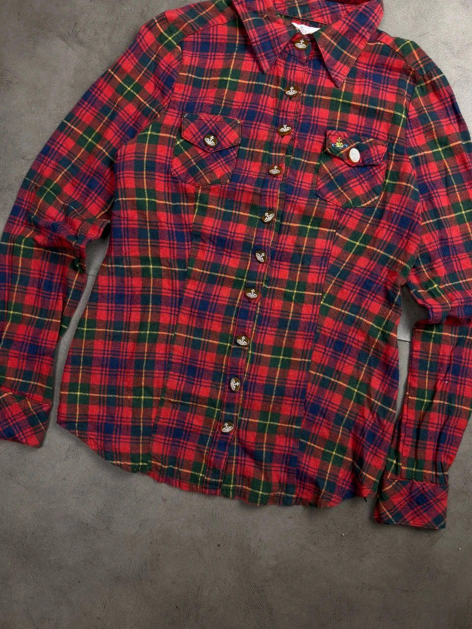 Vivienne Westwood Vintage Vivienne Westwood checked archive Shirt () Size M / US 6-8 / IT 42-44 - 3 Thumbnail