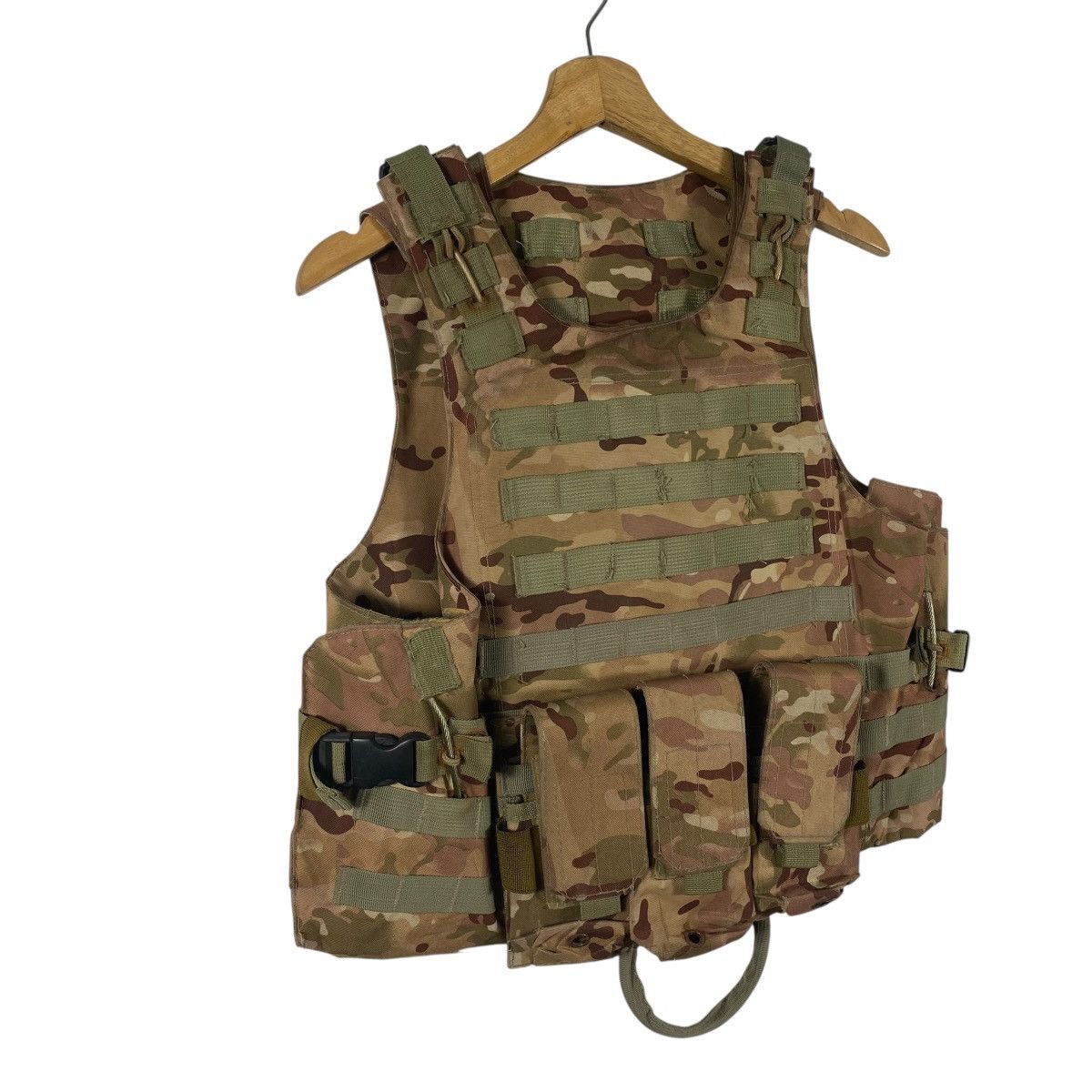 Vintage Vintage Camo Tactical Vest Size 40R - 3 Thumbnail