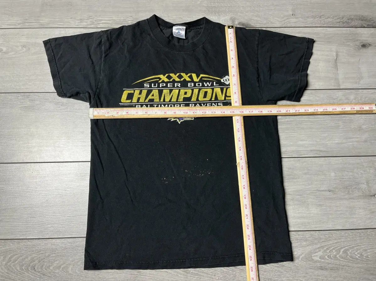 NFL Vintage NFL Super bowl champion Baltimore ravens Tshirt 2001 Size US M / EU 48-50 / 2 - 7 Thumbnail