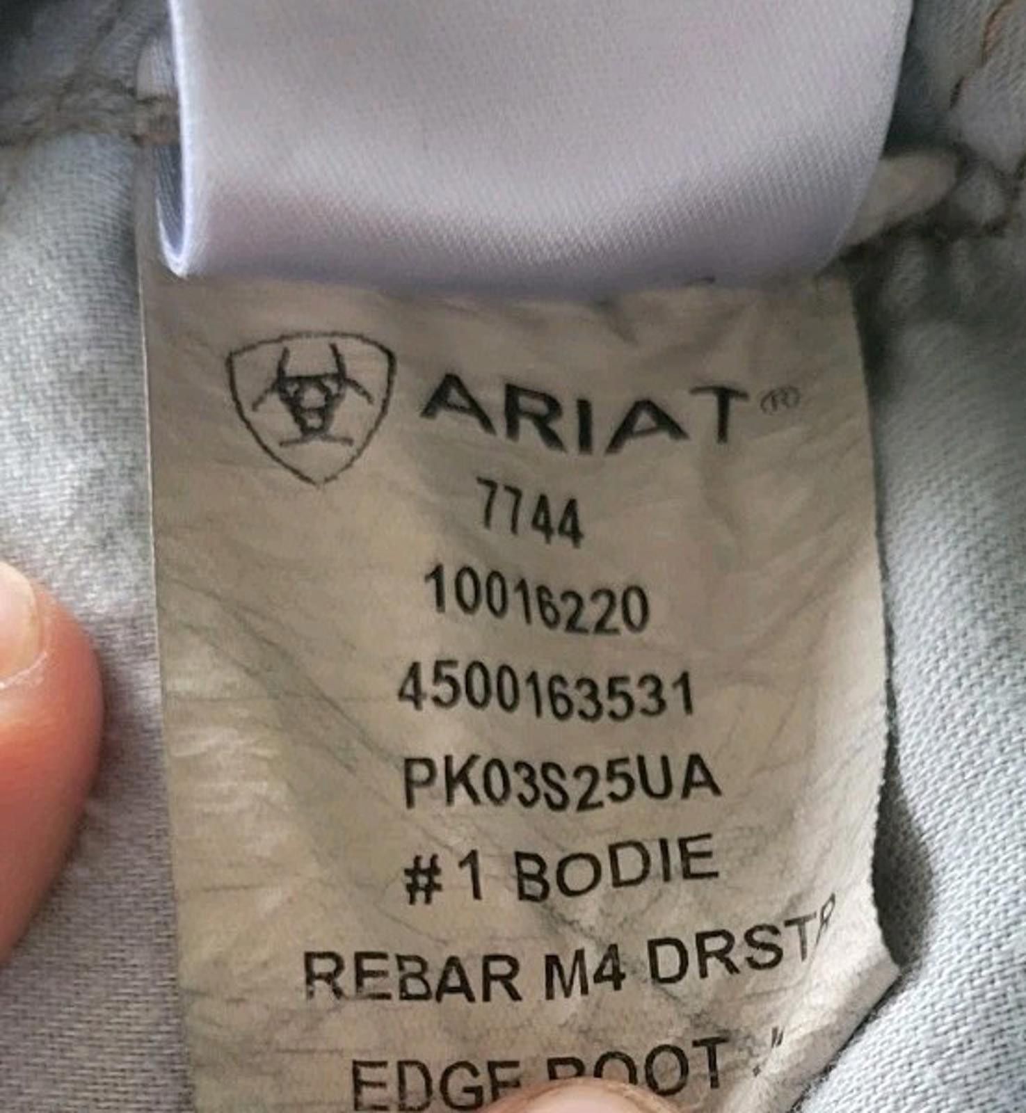 Ariat Ariat Rebar M4 Durastretch Edge Jeans 50x30 Bodie 10016220 Size US 44 / EU 60 - 4 Thumbnail