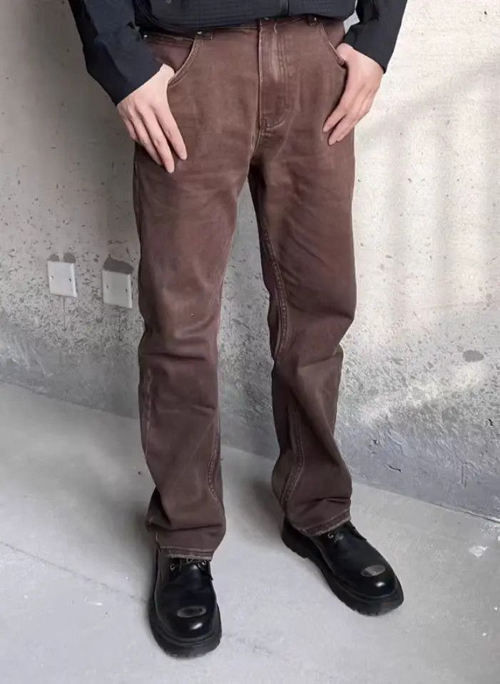 Designer × Japanese Brand Vintage street hip hop distressed washed jeans Size US 32 / EU 48 - 1 Thumbnail