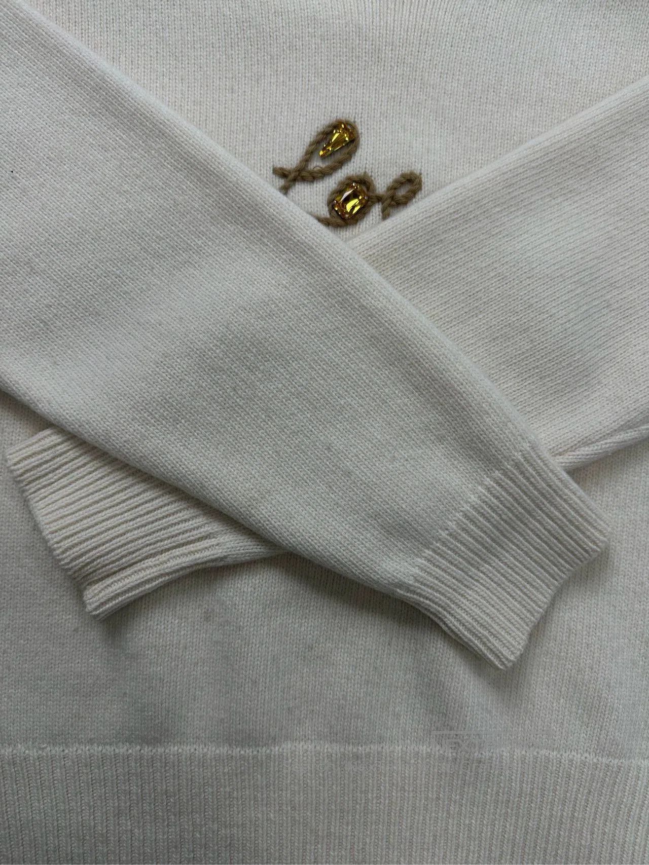 Loewe Loewe Logo Knit Round Neck Sweater Beige. Size US L / EU 52-54 / 3 - 6 Thumbnail