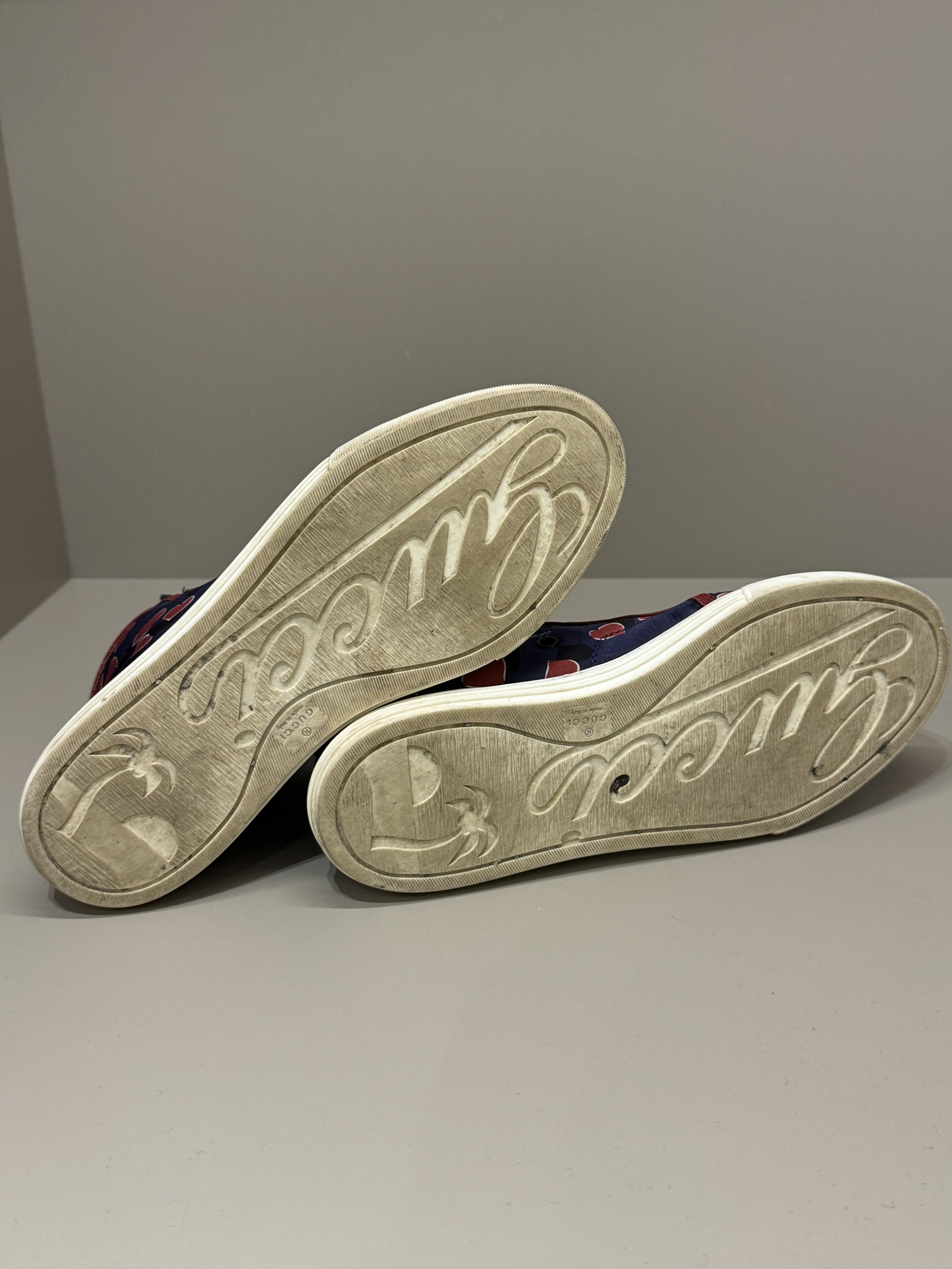Gucci Gucci California heart print high-top sneakers Size US 7.5 / IT 37.5 - 4 Thumbnail